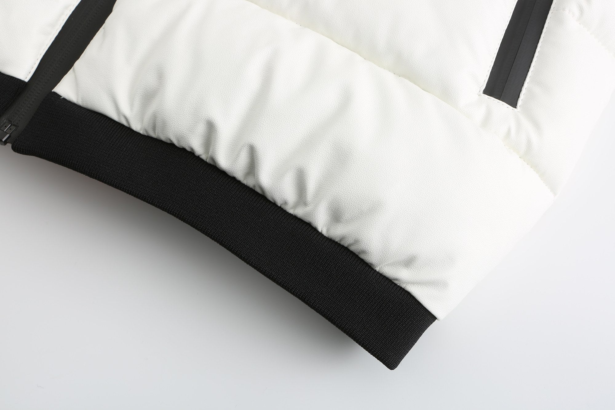 Men's PU padded jacket