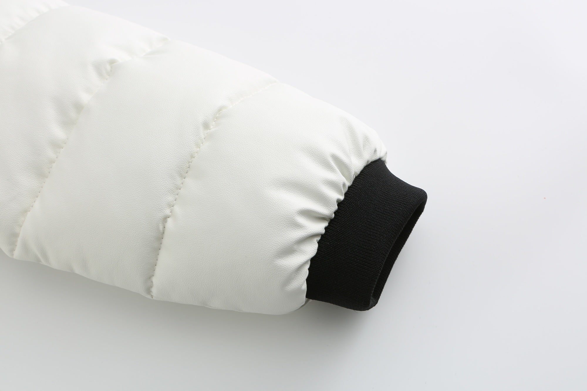 Men's PU padded jacket