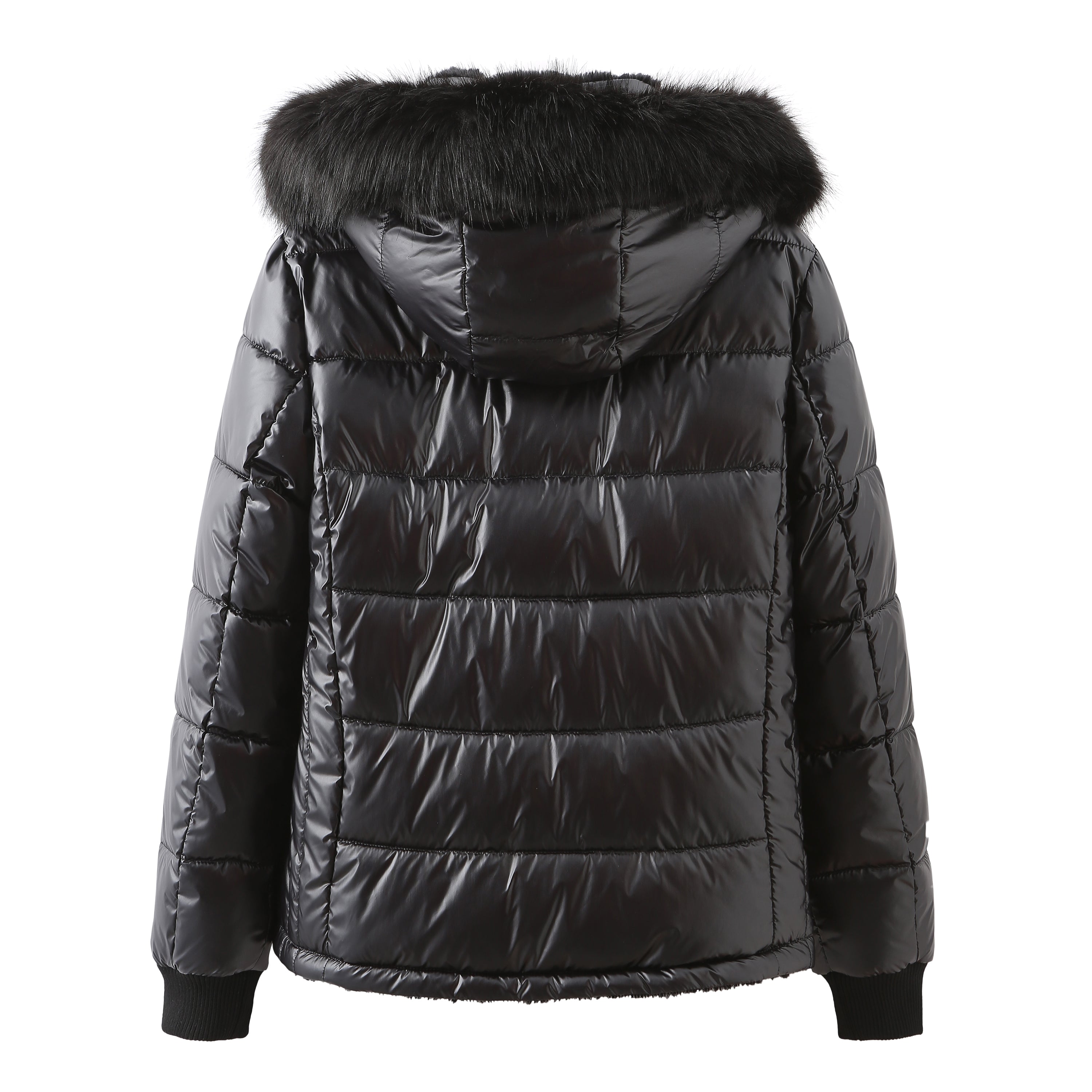 Women Faux Fur jacket double wear