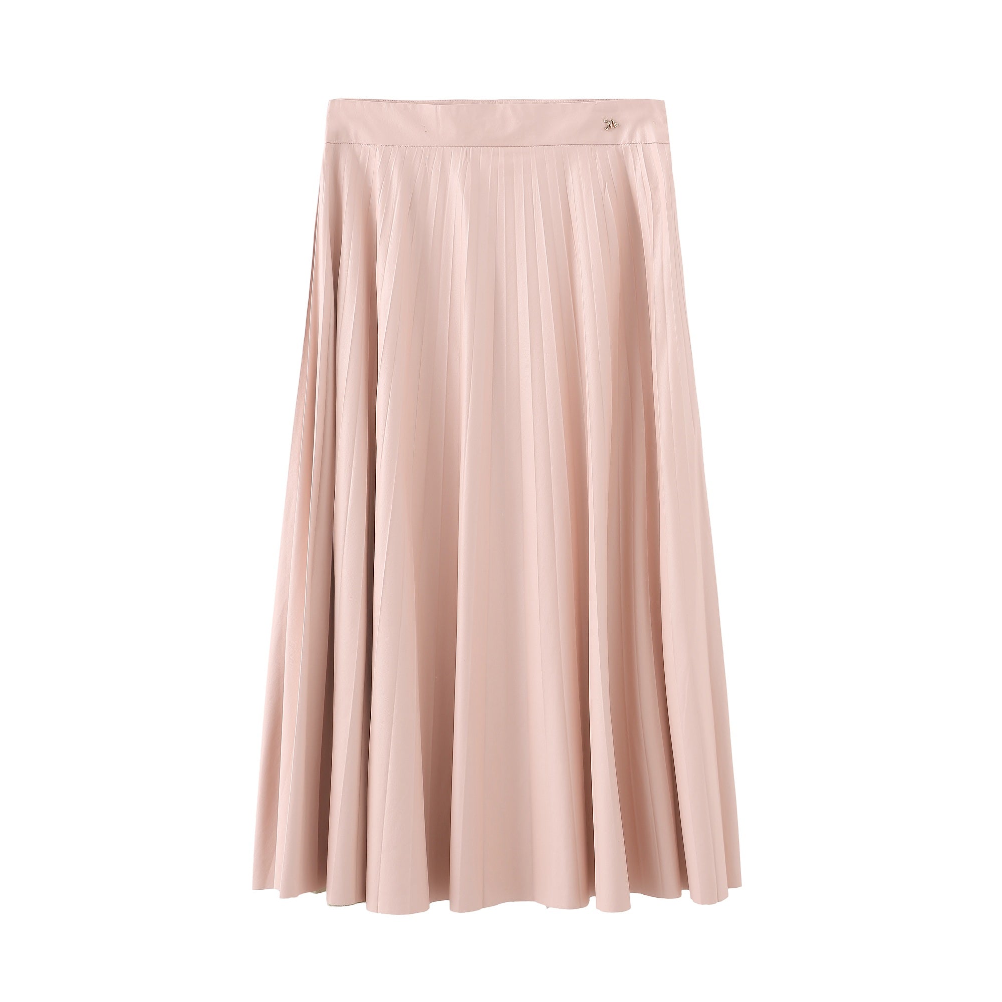 Women PU pleated skirt