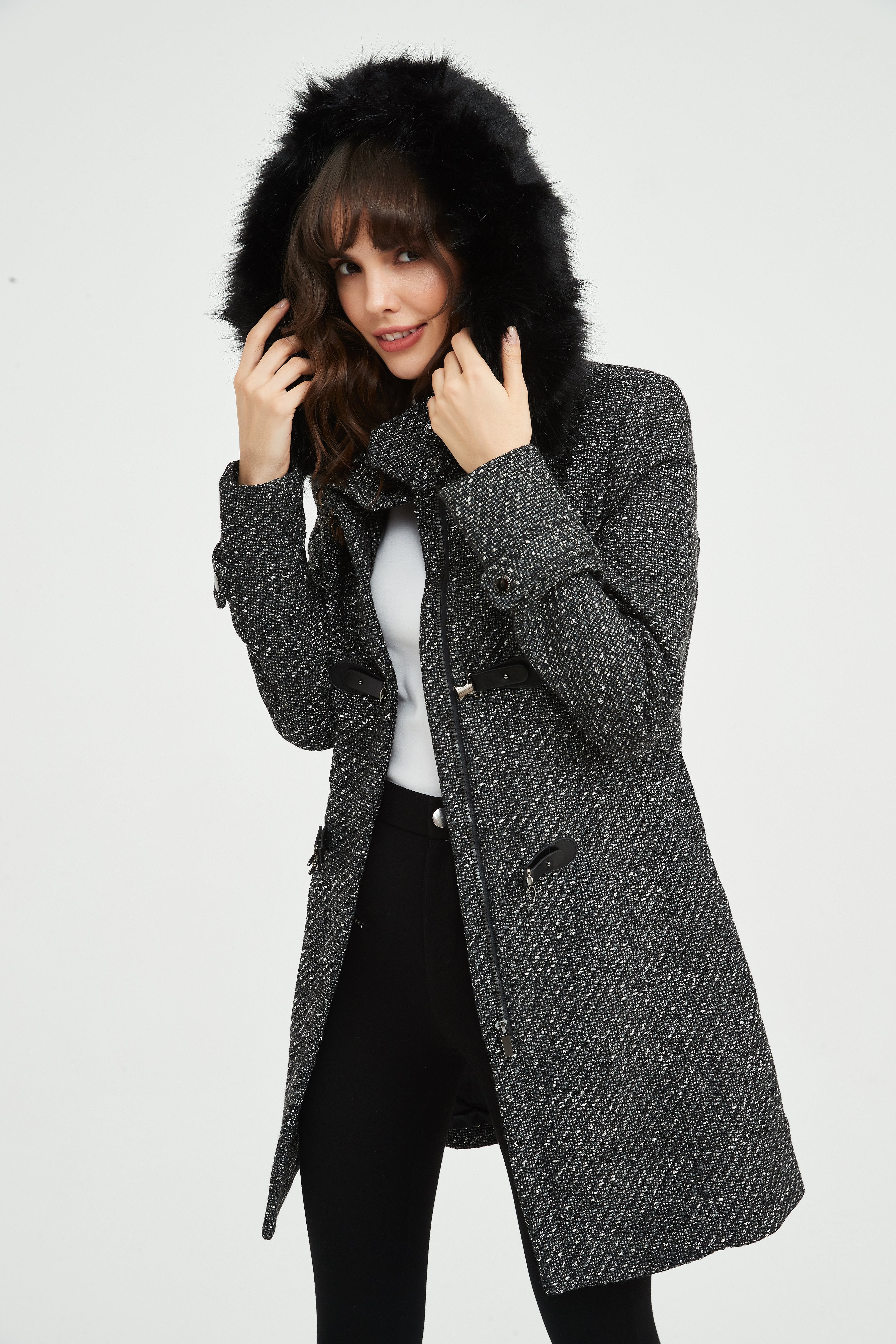 Women woolen coat