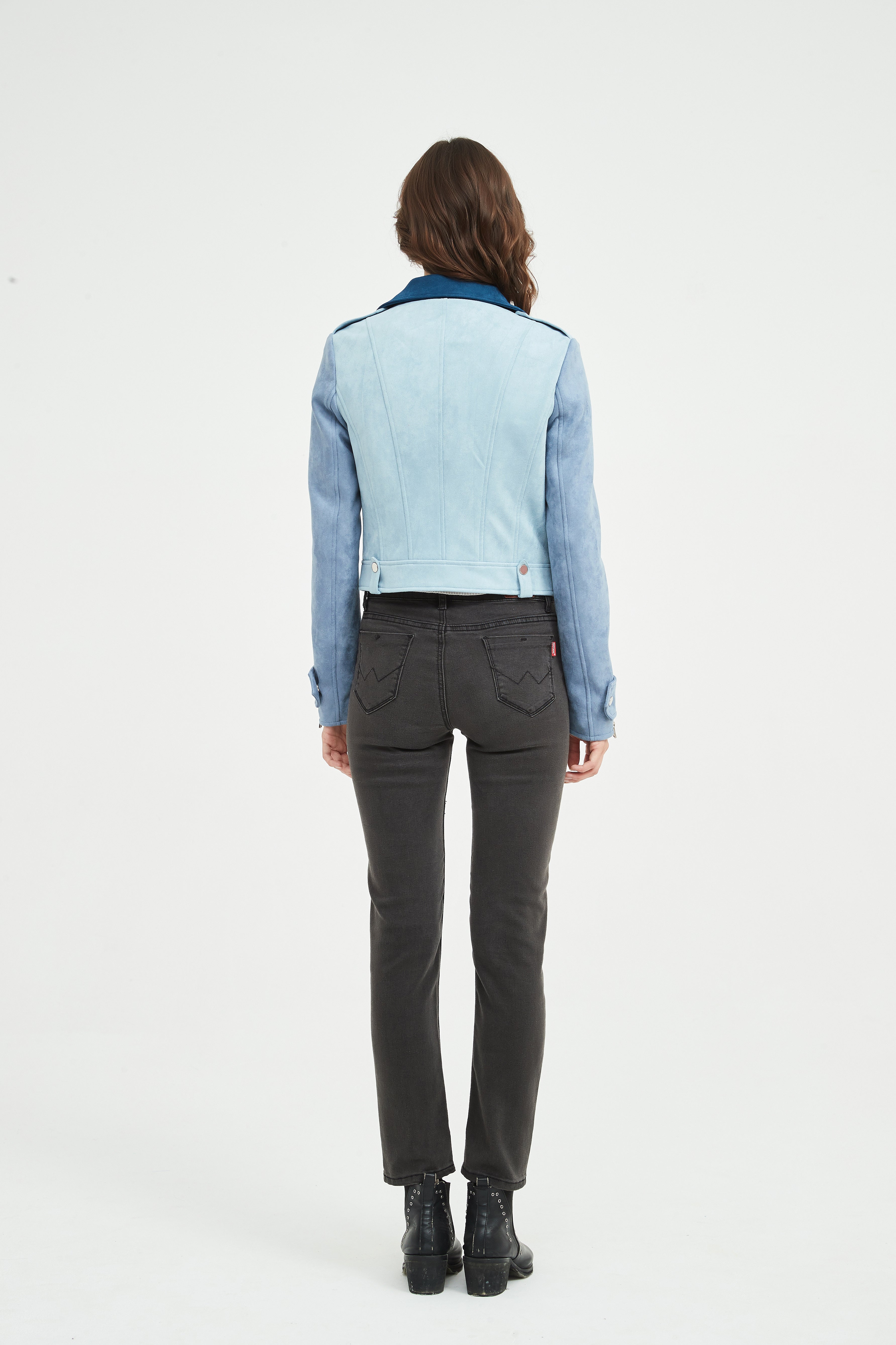 Ladies' Knitted Suede Jacket