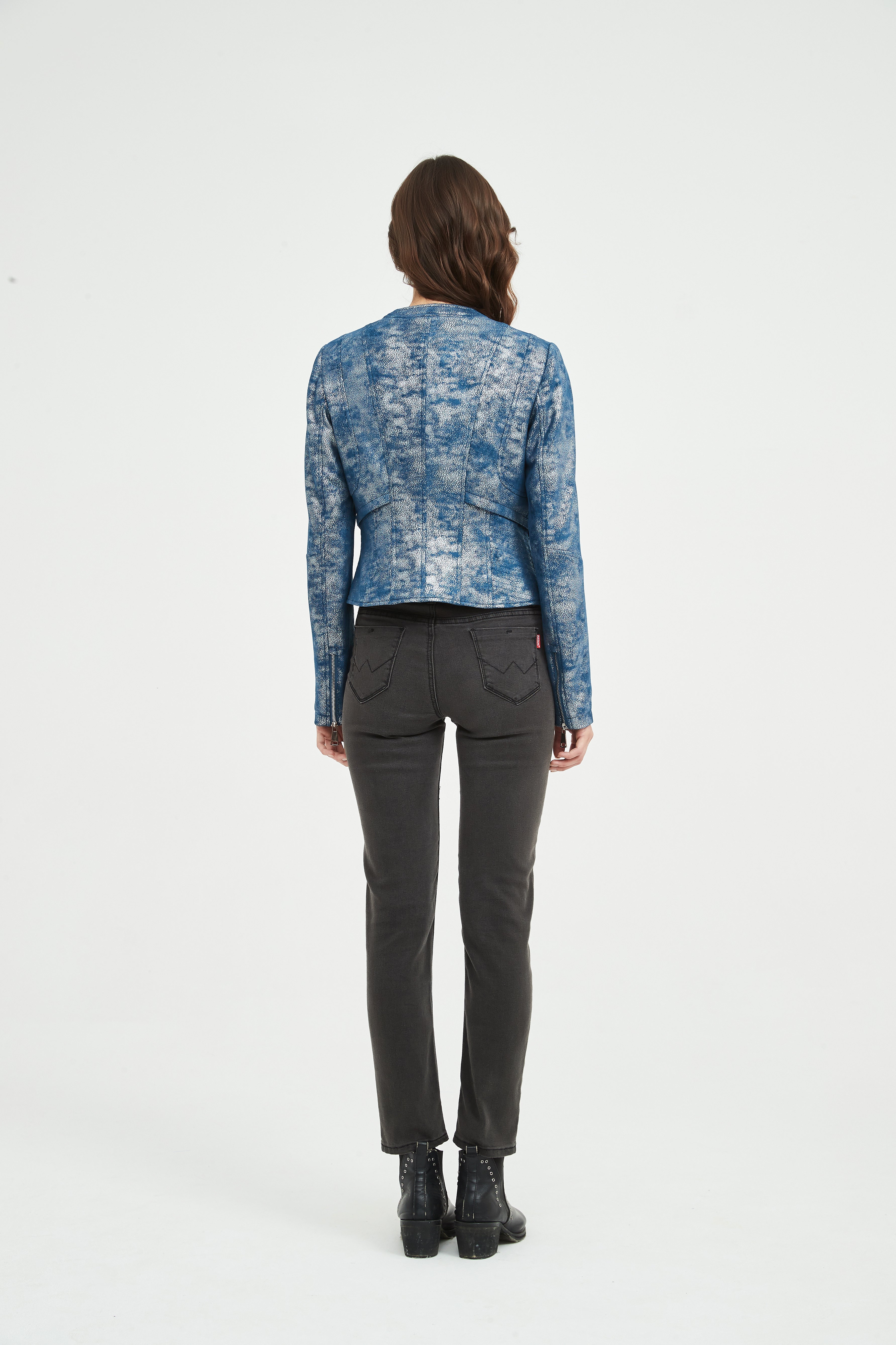 Ladies' Knitted Suede Jacket