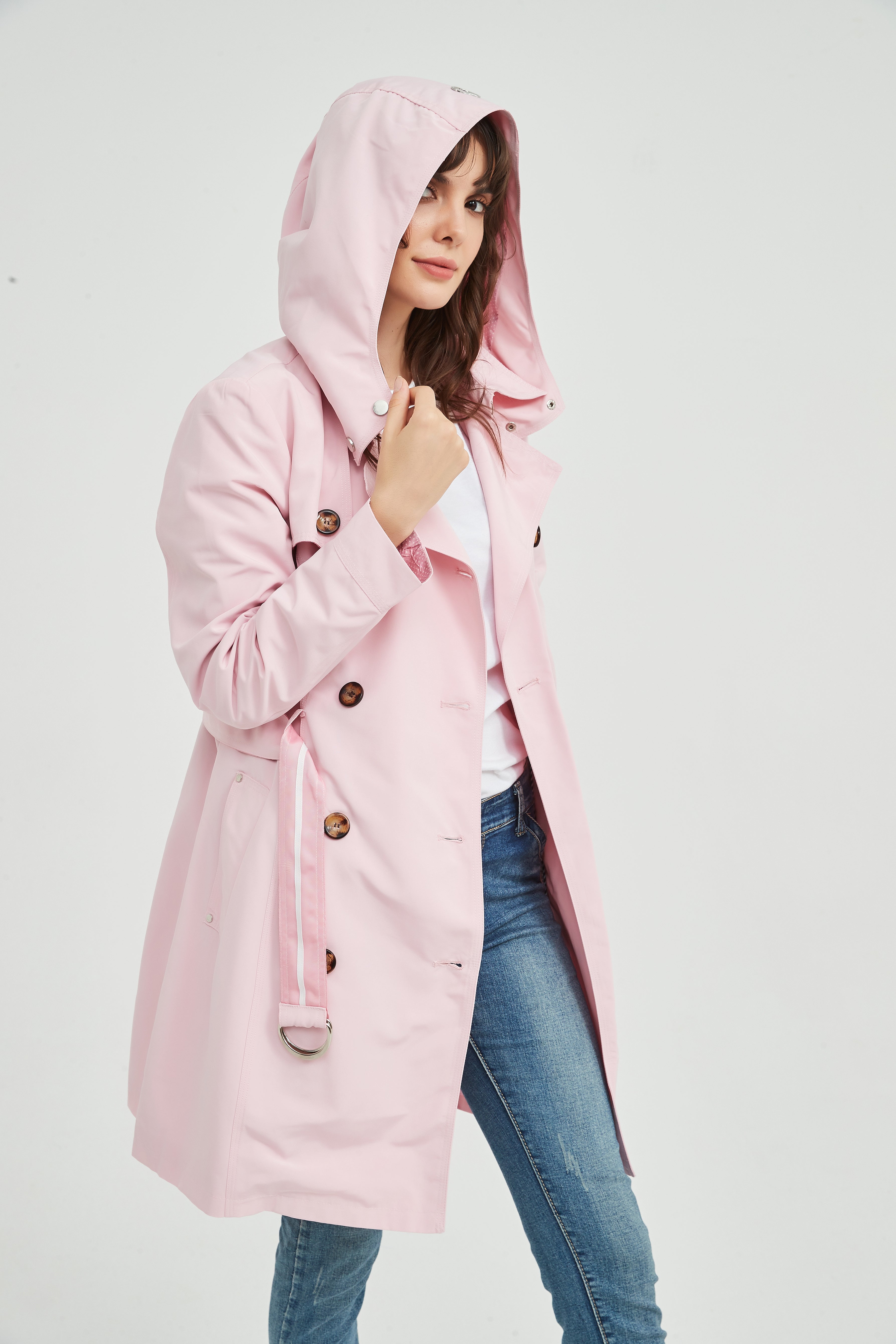 Ladies' Casual Jacket with Hood