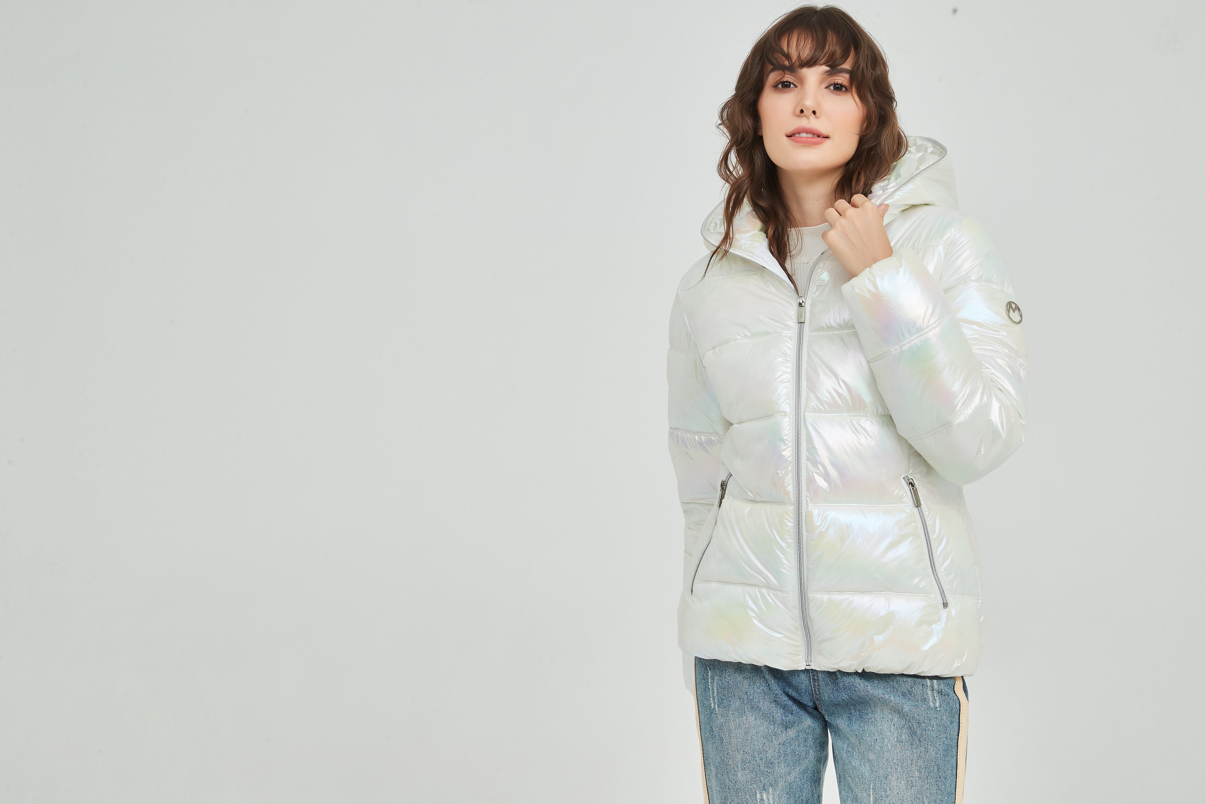 Ladies' Casual Jacket with Hood