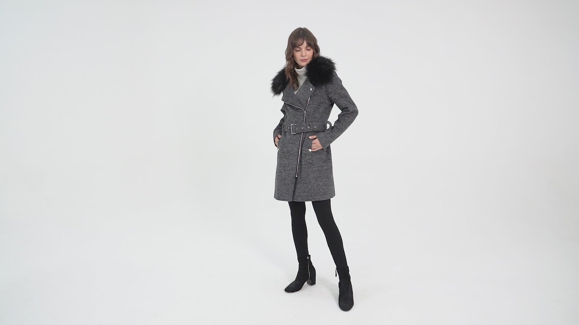 Women woolen coat