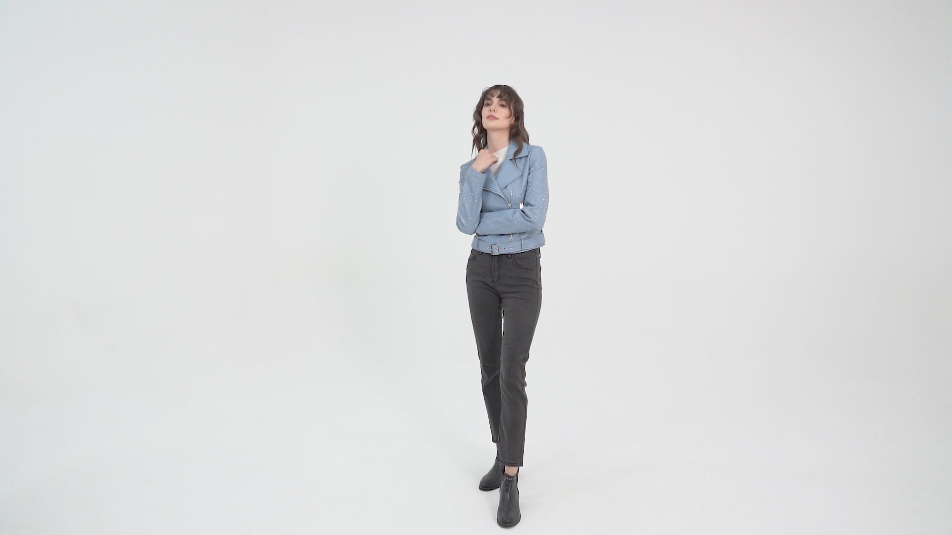 Ladies' Knitted Suede Jacket