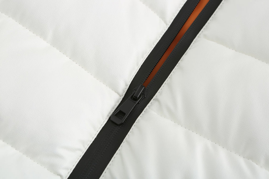 Men's PU padded jacket