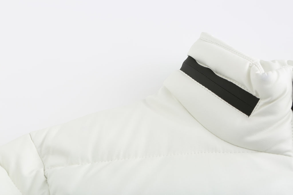 Men's PU padded jacket