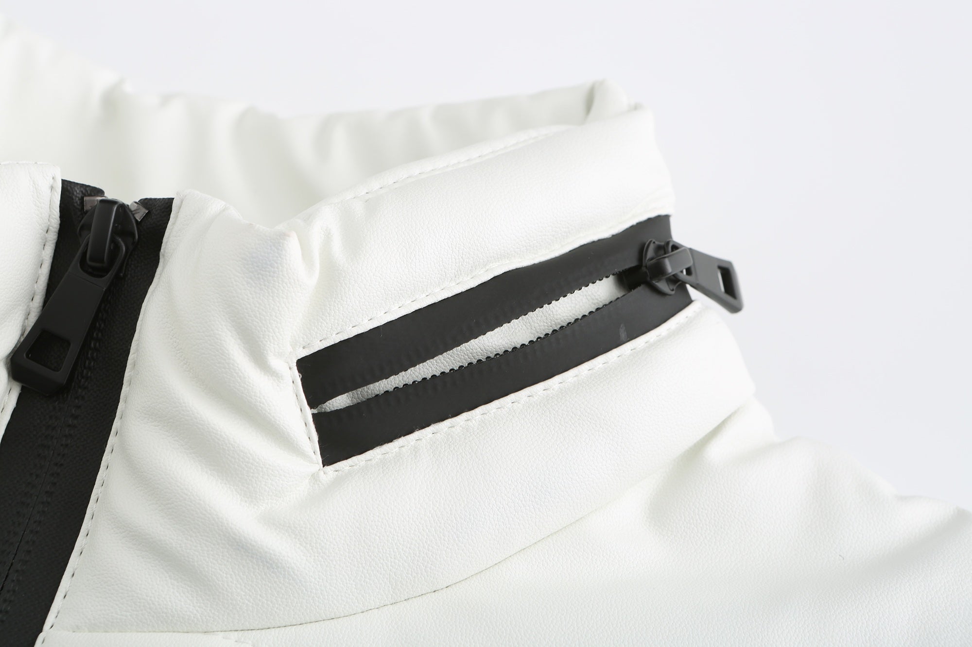 Men's PU padded jacket