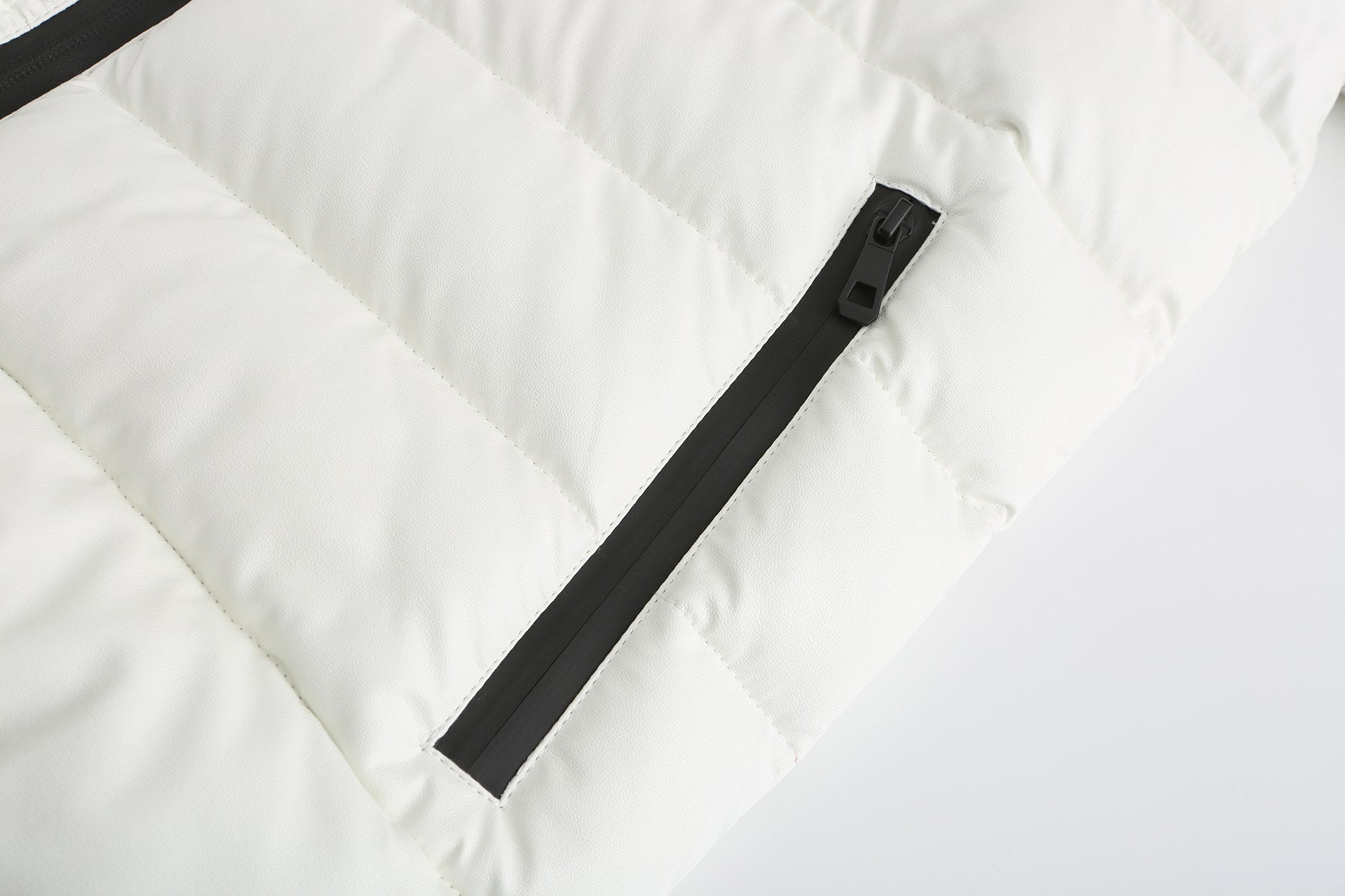 Men's PU padded jacket