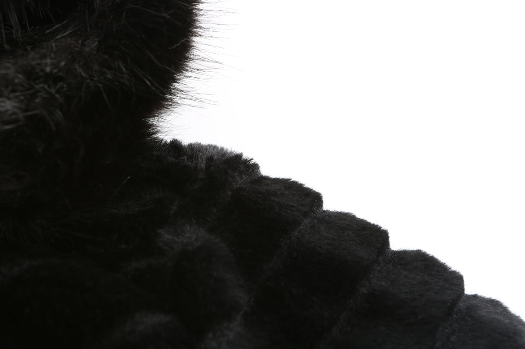 Women Faux Fur jacket double wear