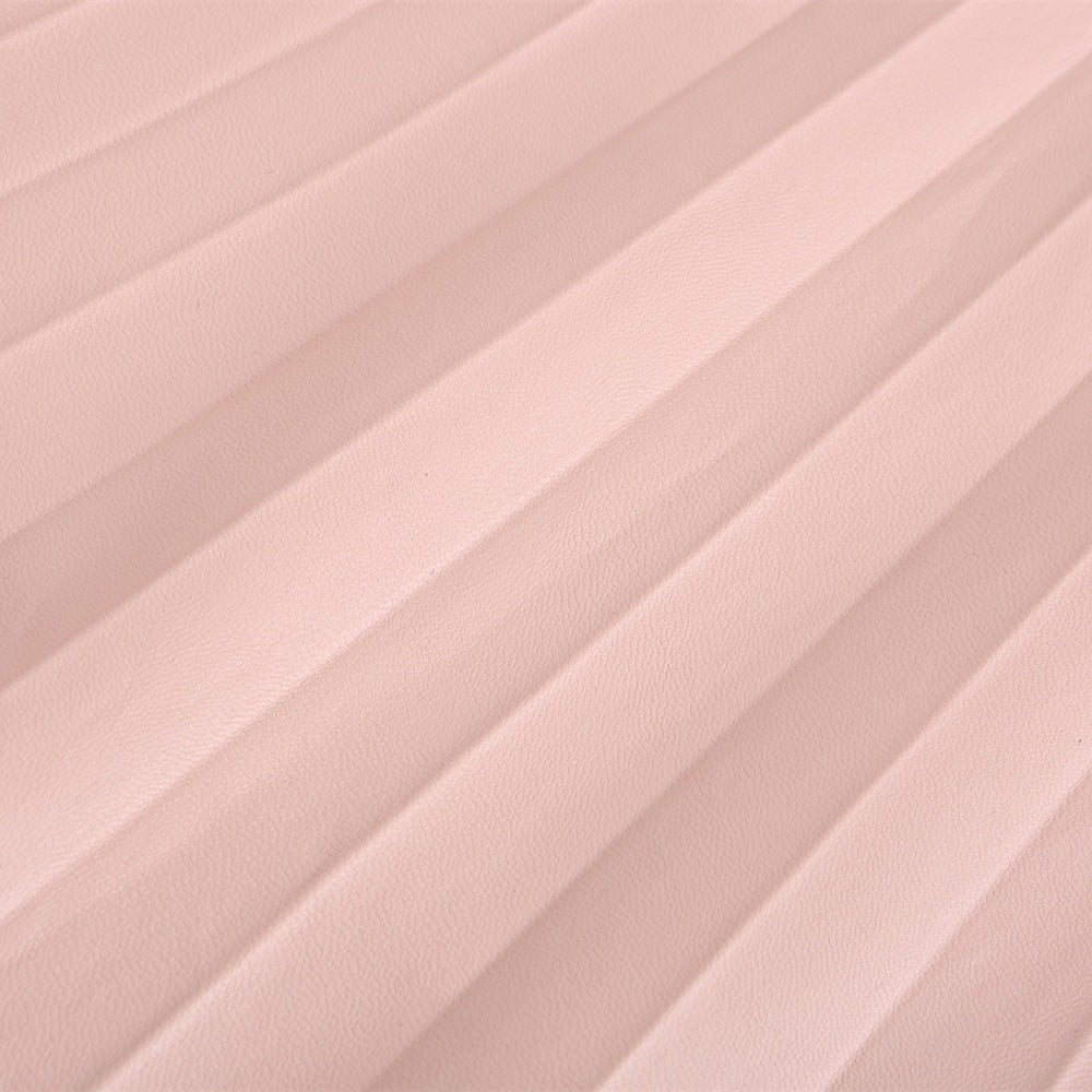 Women PU pleated skirt