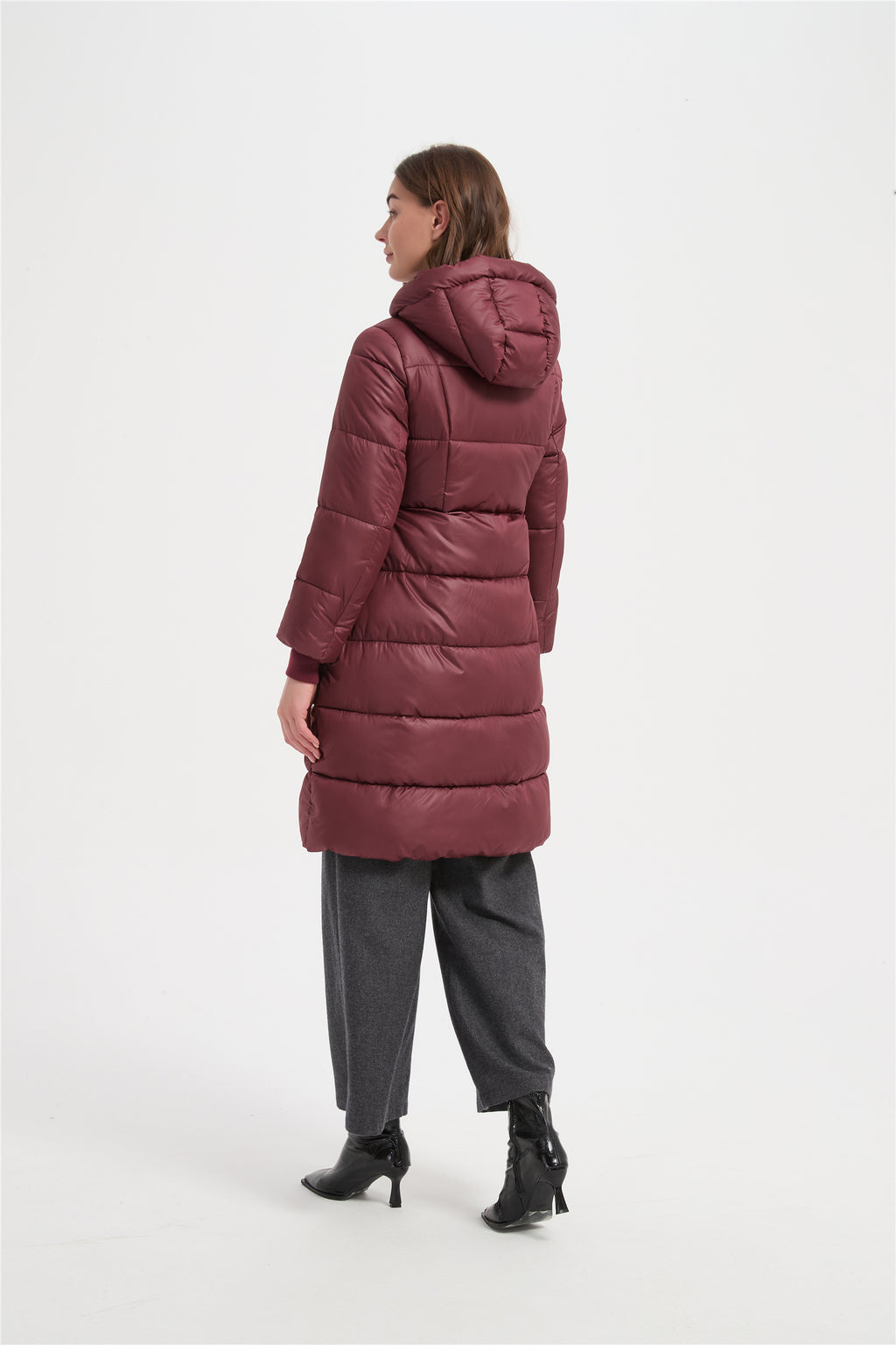 Women slim warmly padded coat