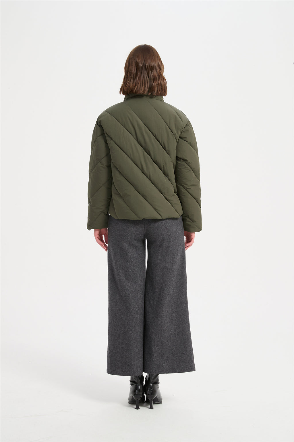 Women warm water proof casual padded jacket