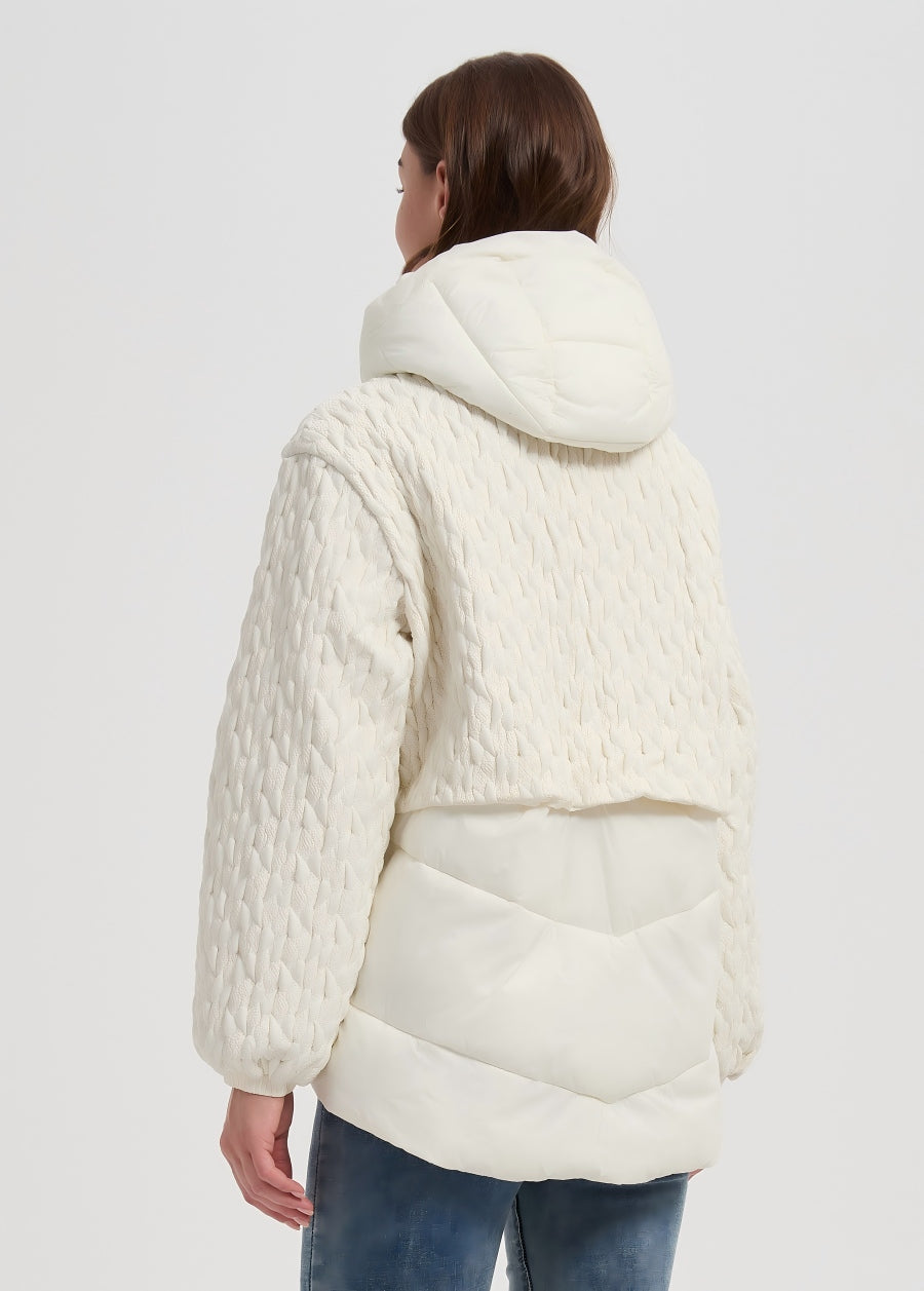 women Special quilting embroider padded jacket