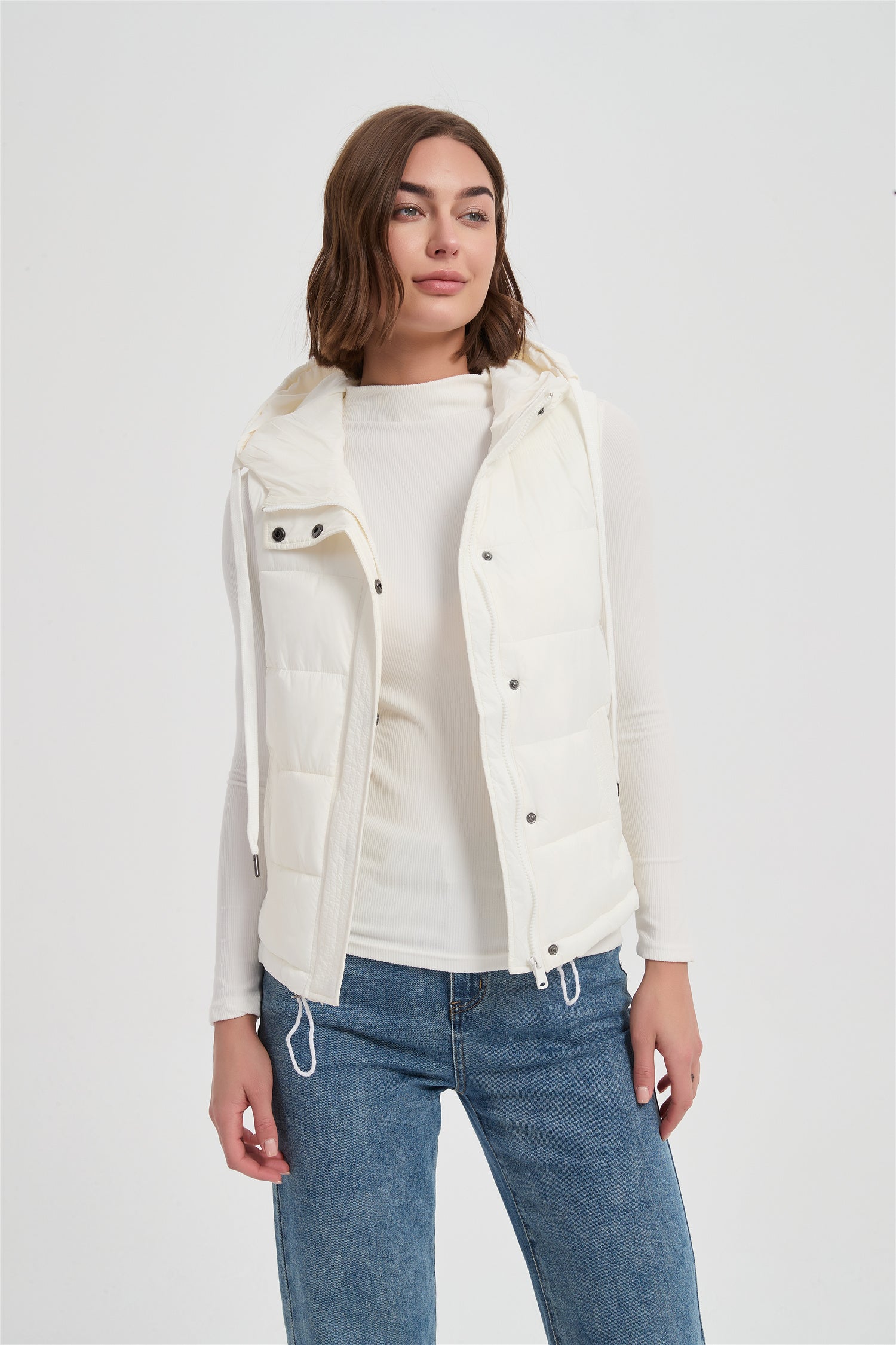 Women  light padded vest