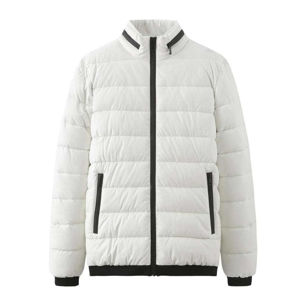 Men's PU padded jacket