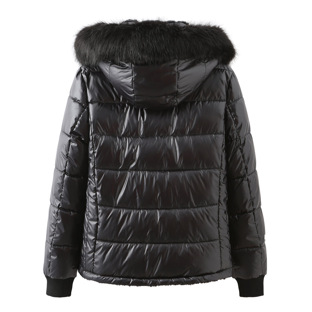 Women Faux Fur jacket double wear