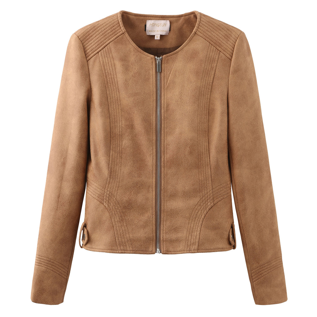 Women suede jacket