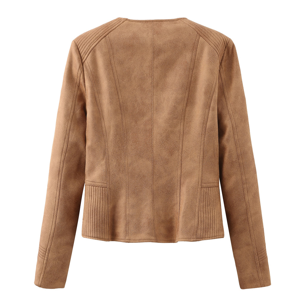 Women suede jacket