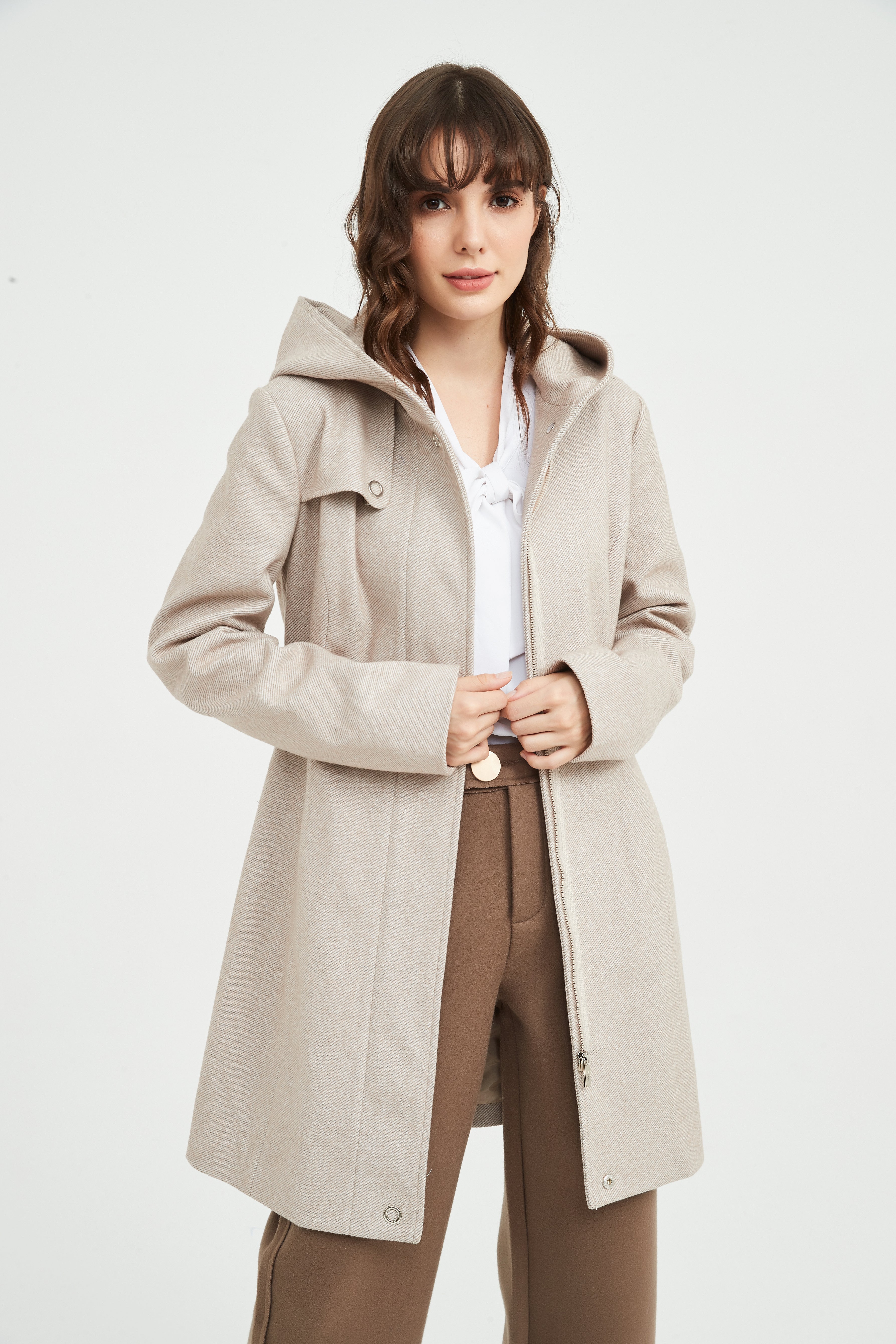 Women woolen coat