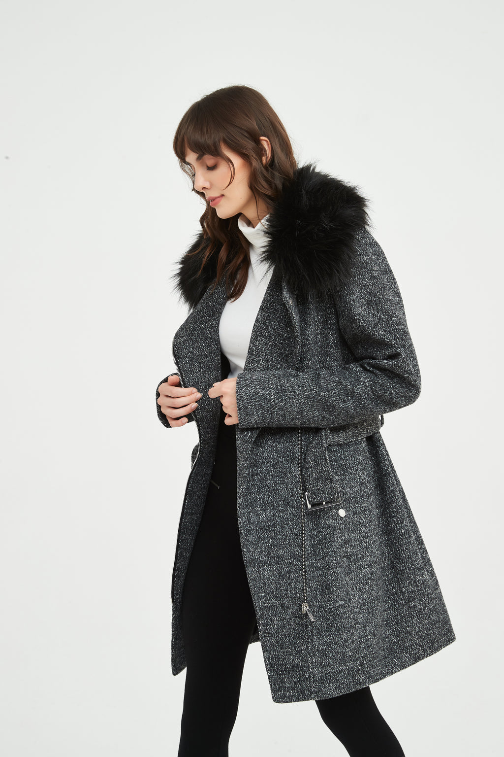 Women woolen coat