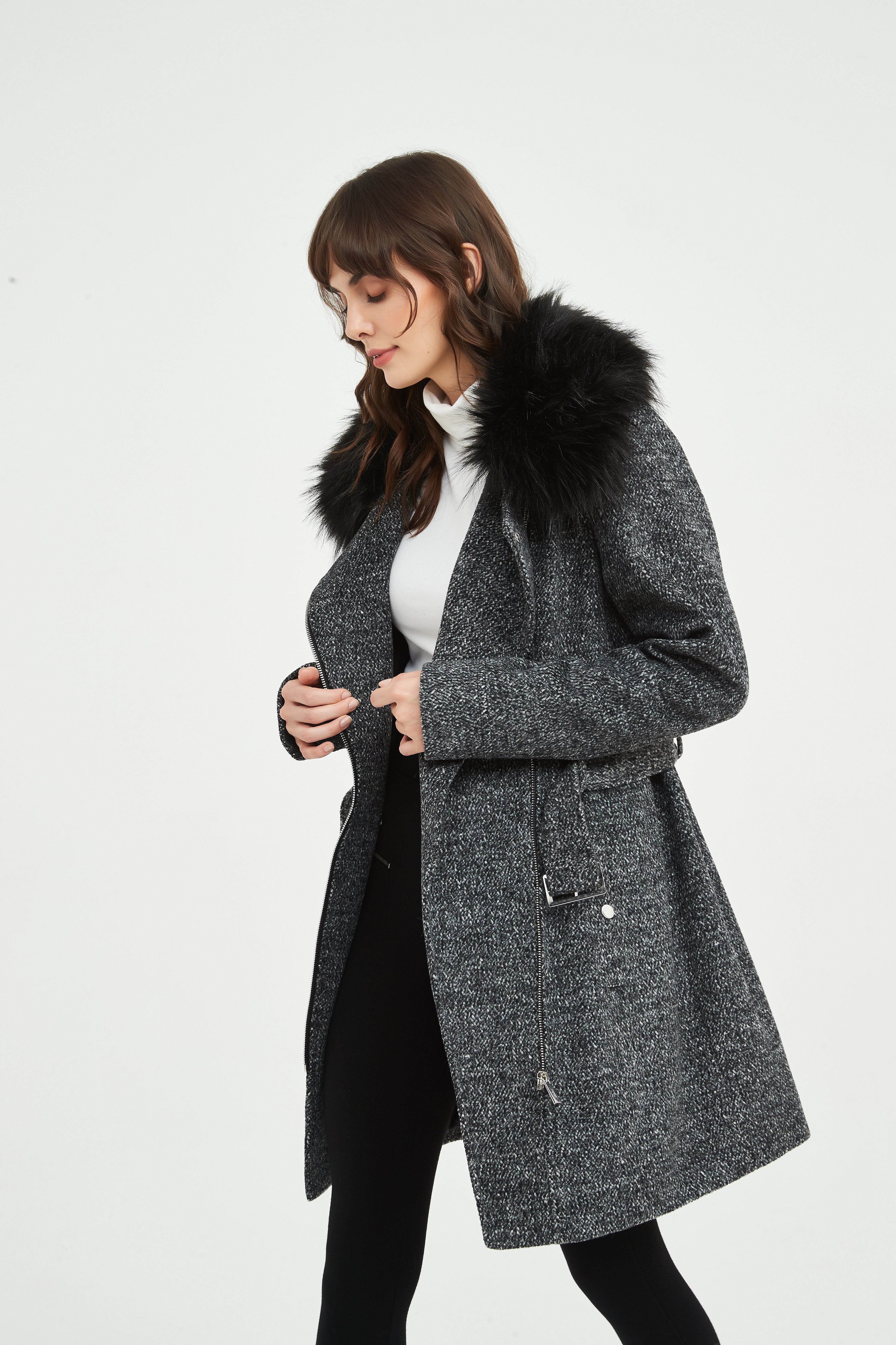 Women woolen coat