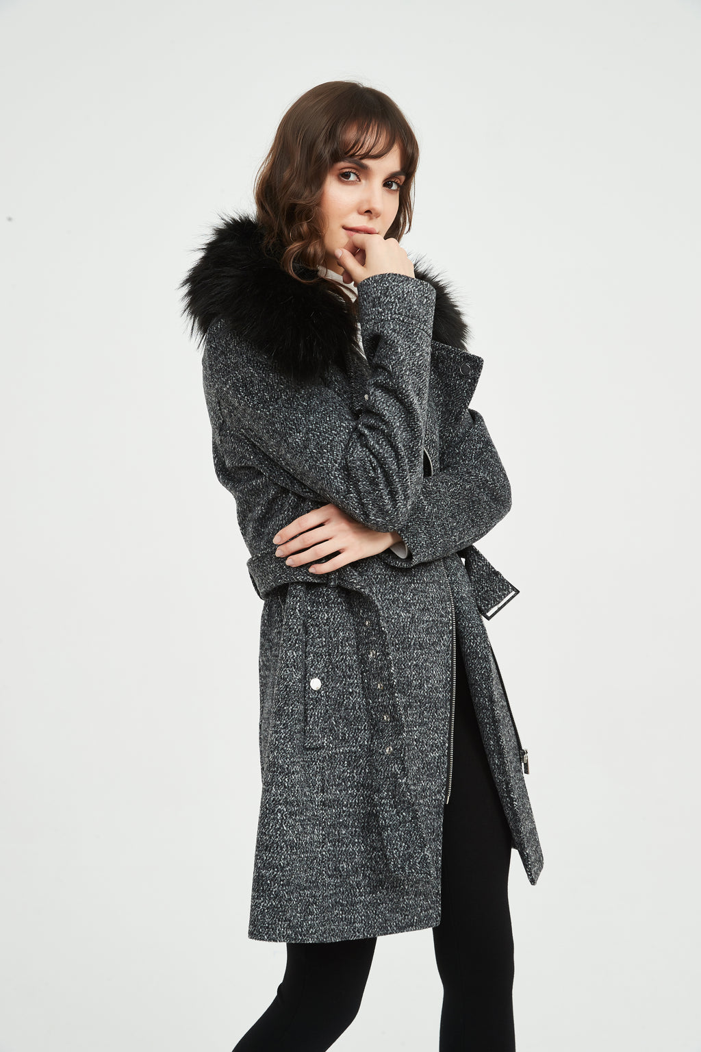 Women woolen coat