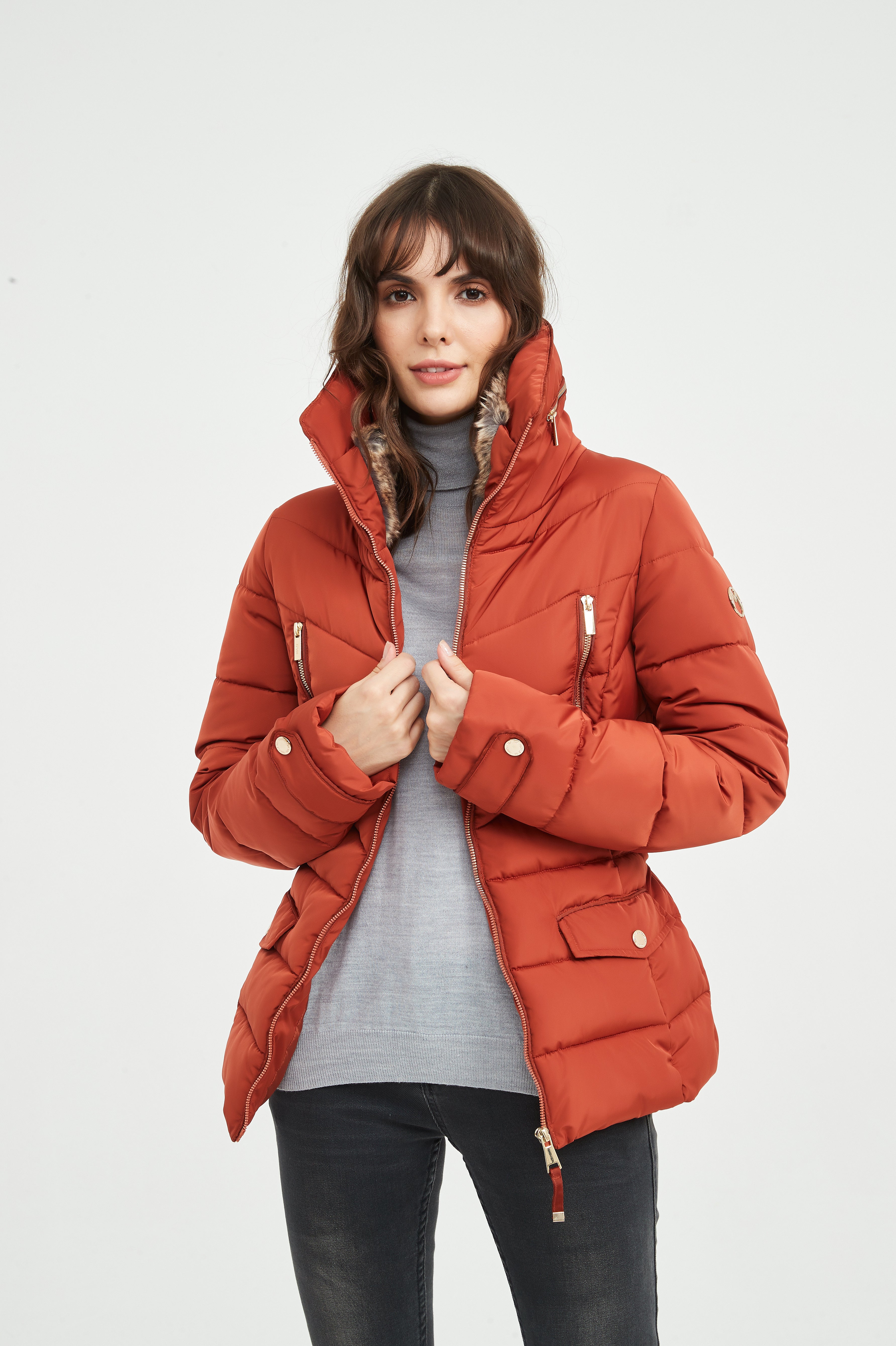 Ladies' Casual Padded Jacket