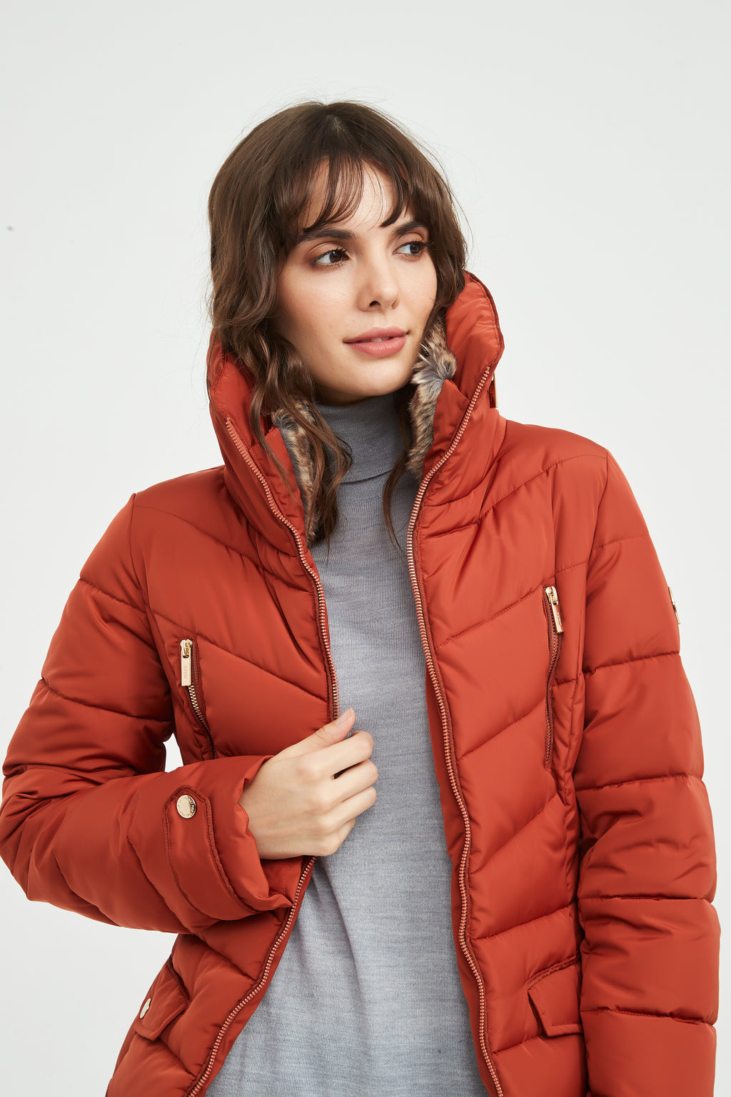 Ladies' Casual Padded Jacket