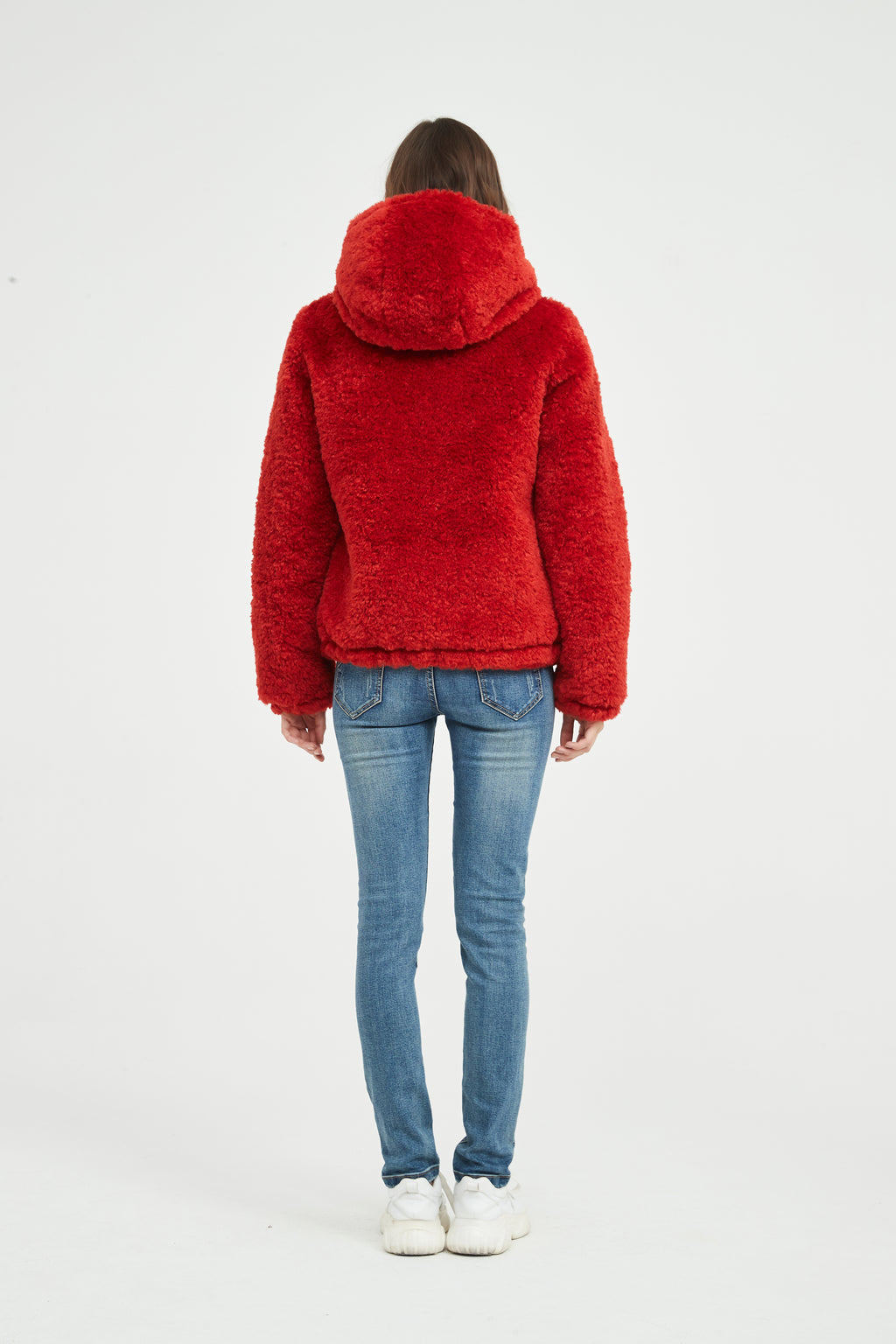 Women Faux Fur jacket double wear