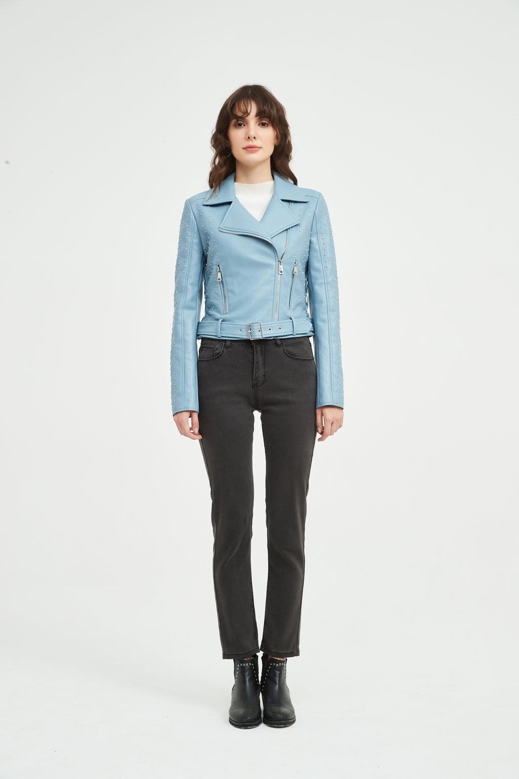 Ladies' Knitted Suede Jacket