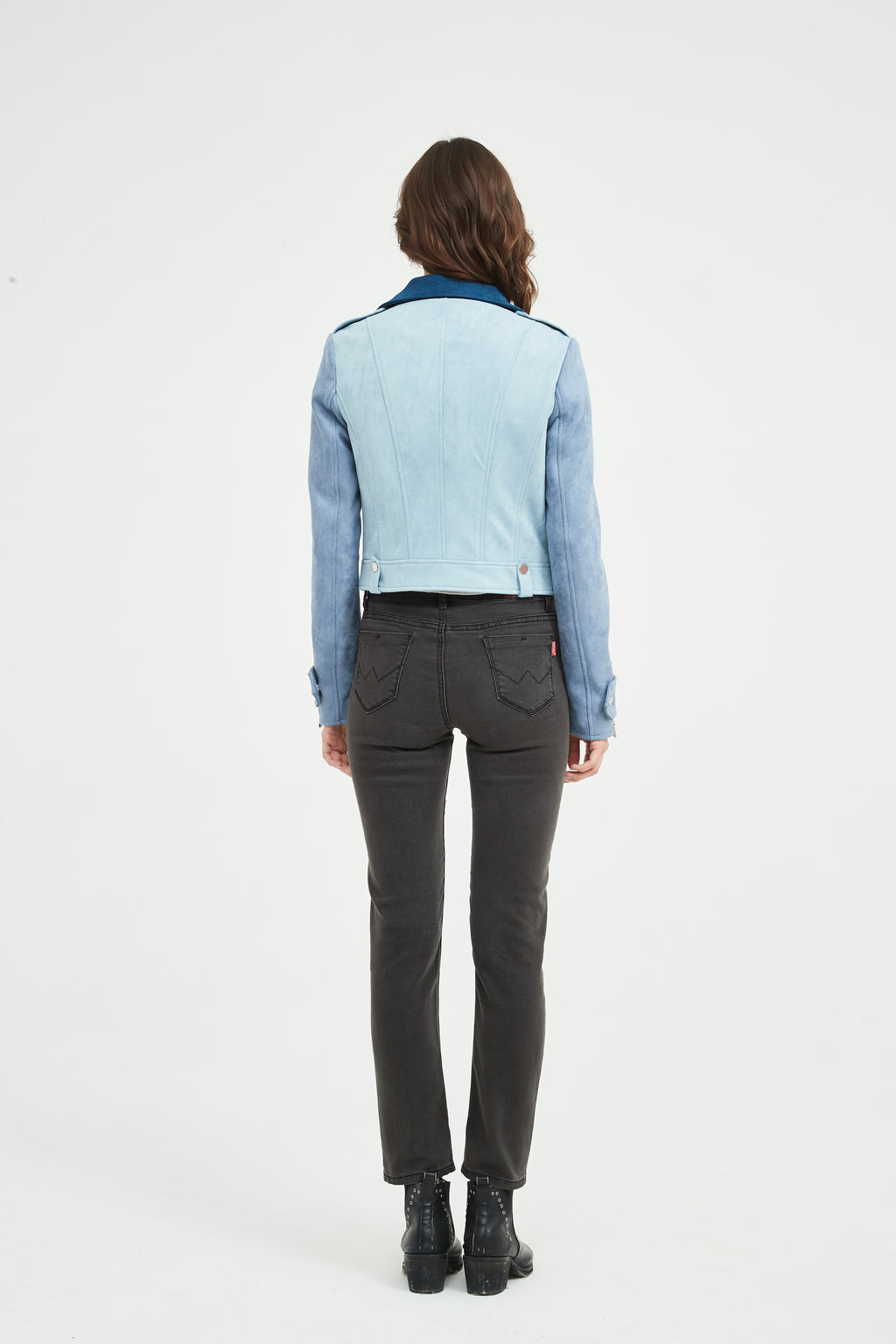 Ladies' Knitted Suede Jacket