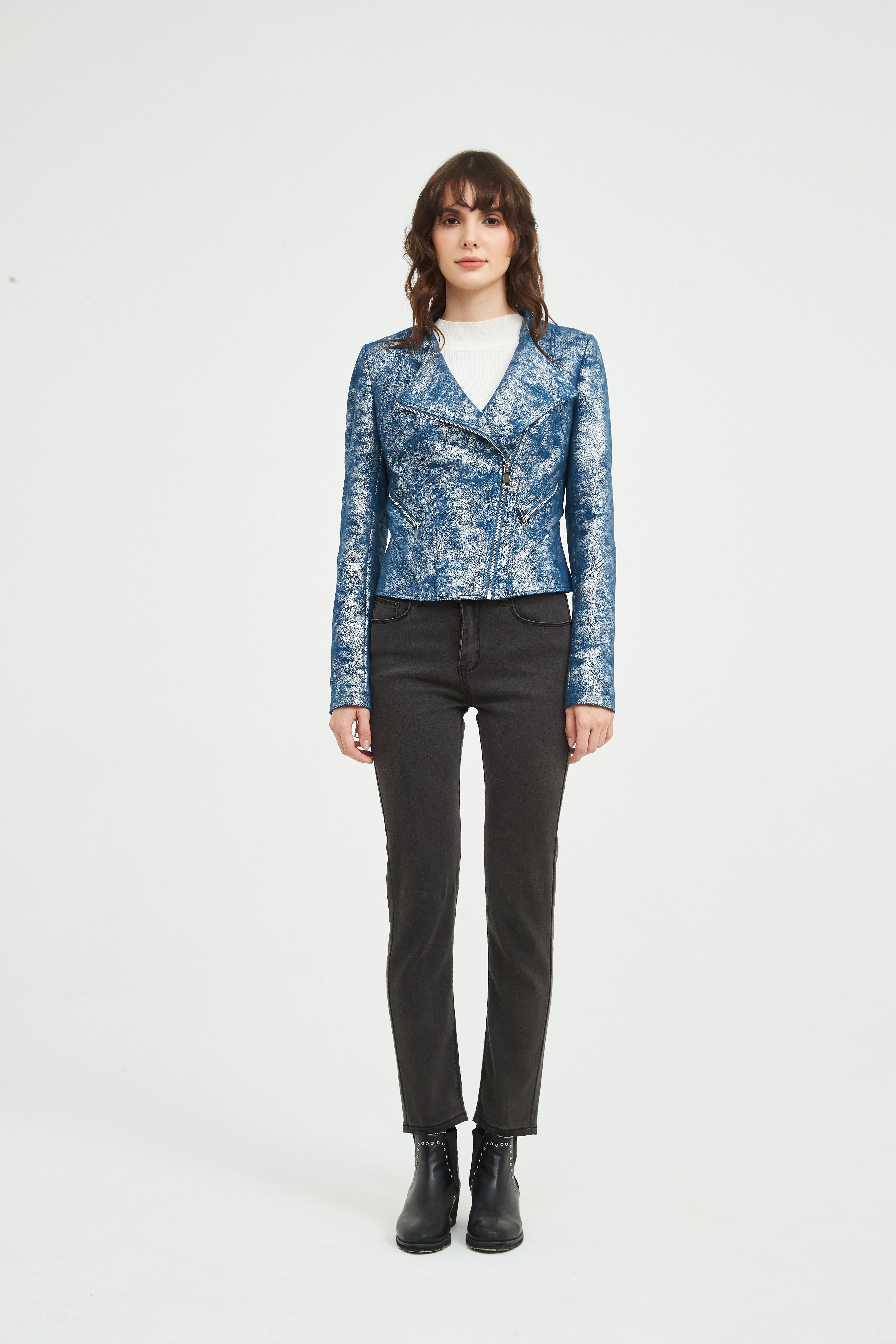 Ladies' Knitted Suede Jacket