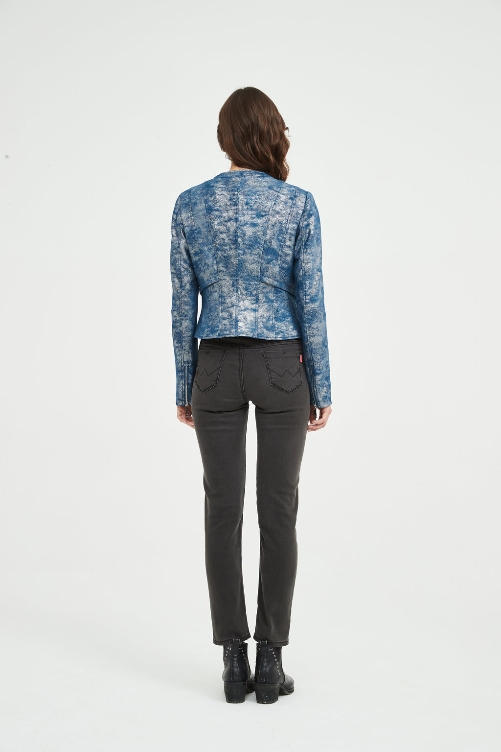 Ladies' Knitted Suede Jacket