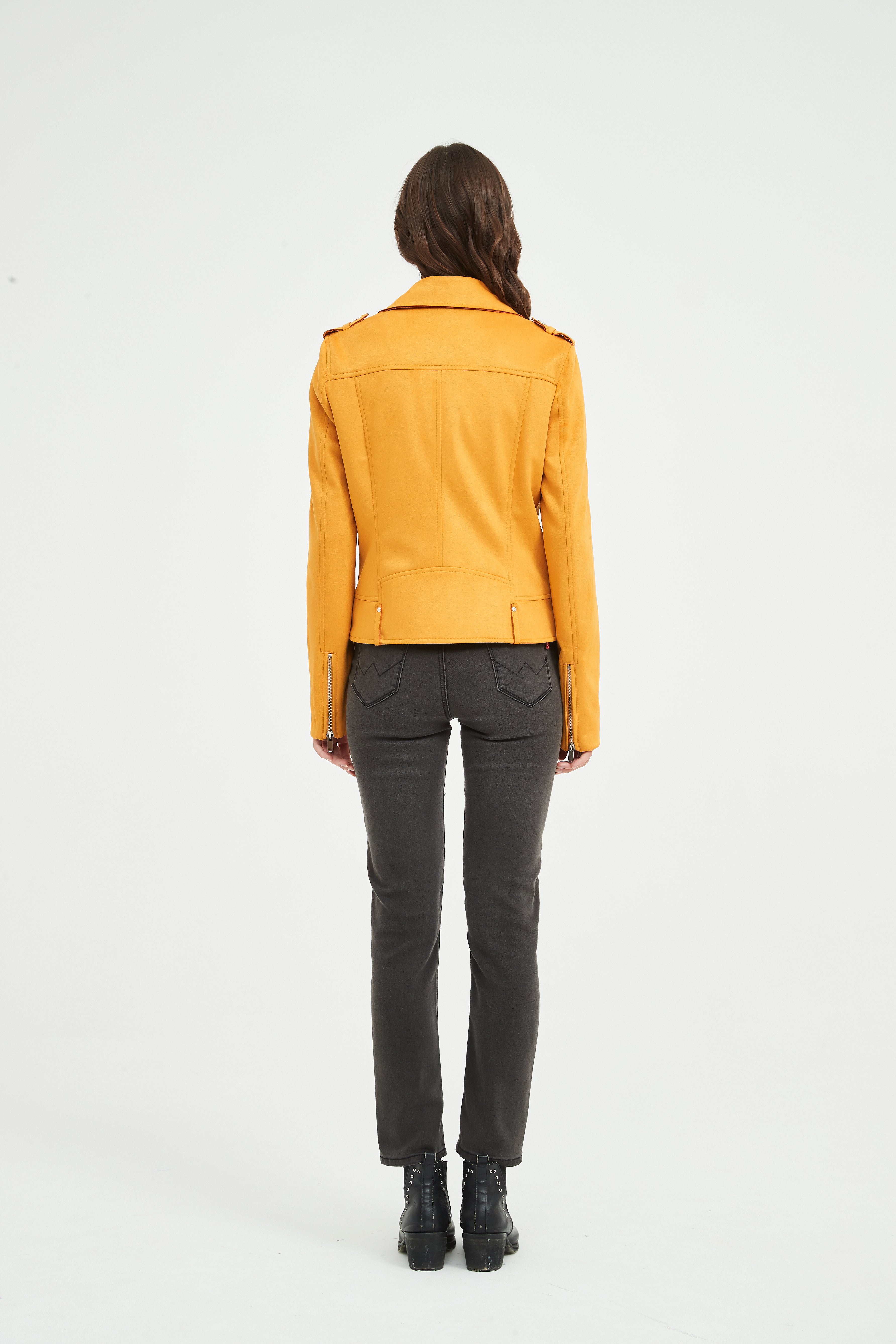 Ladies' Knitted Suede Jacket