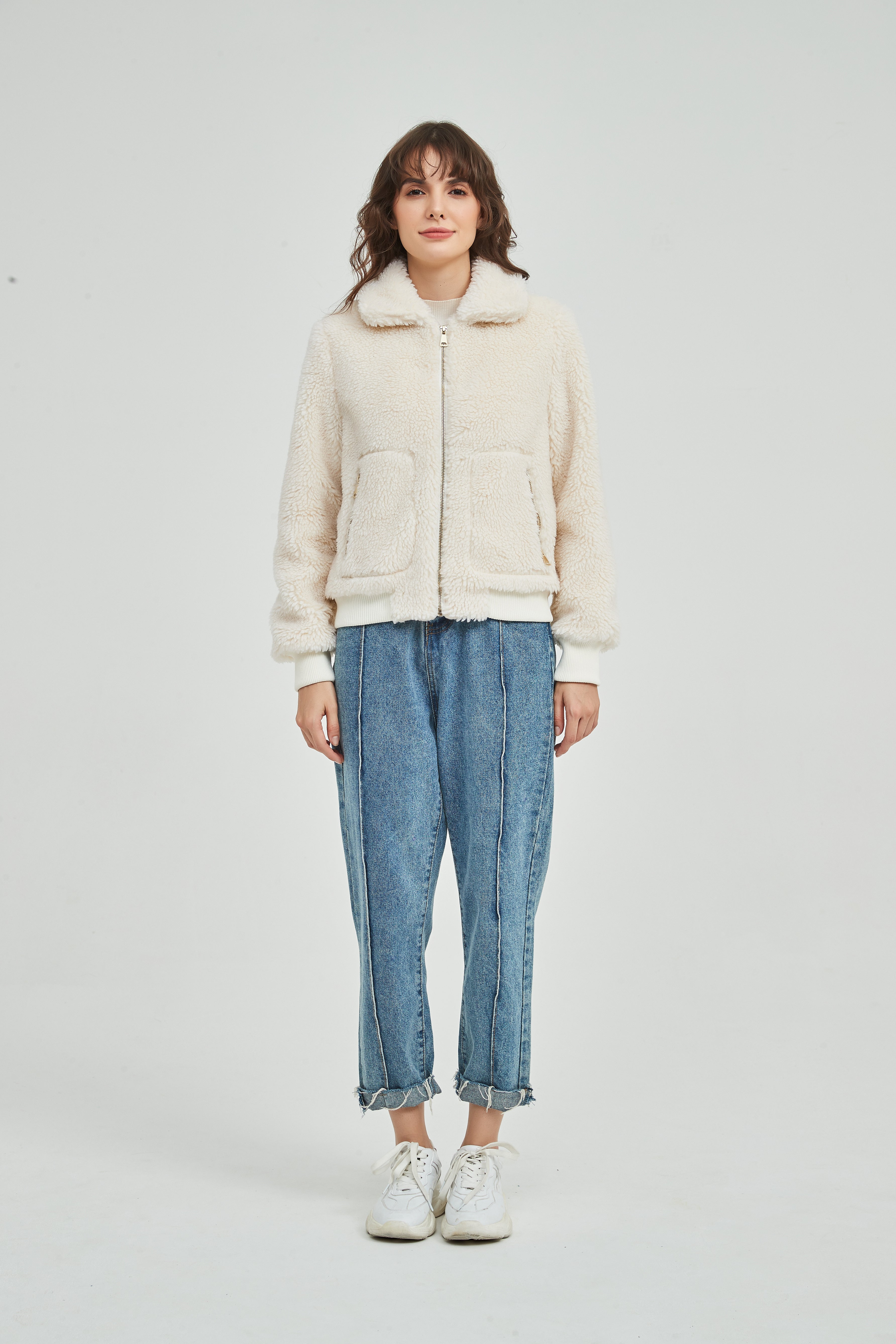 Ladies' Fashion Faux Fur Jacket