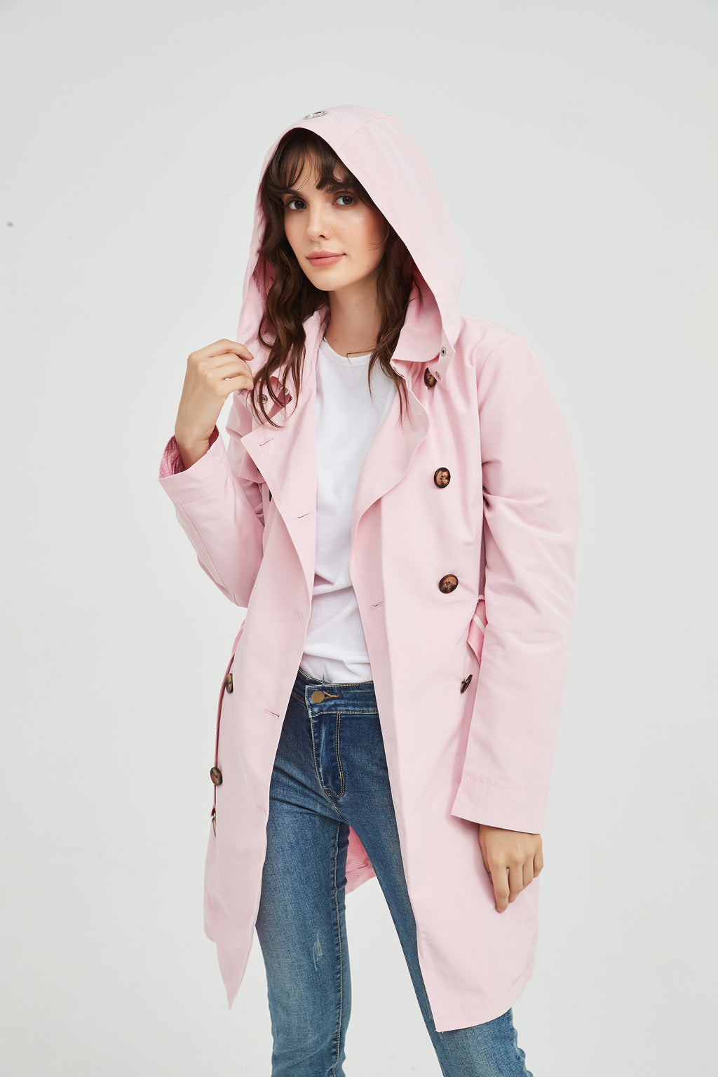 Ladies' Casual Jacket with Hood