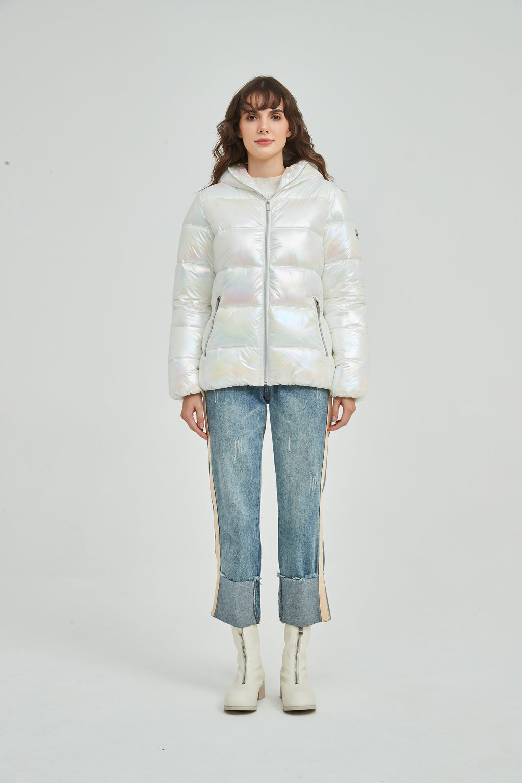 Ladies' Casual Jacket with Hood