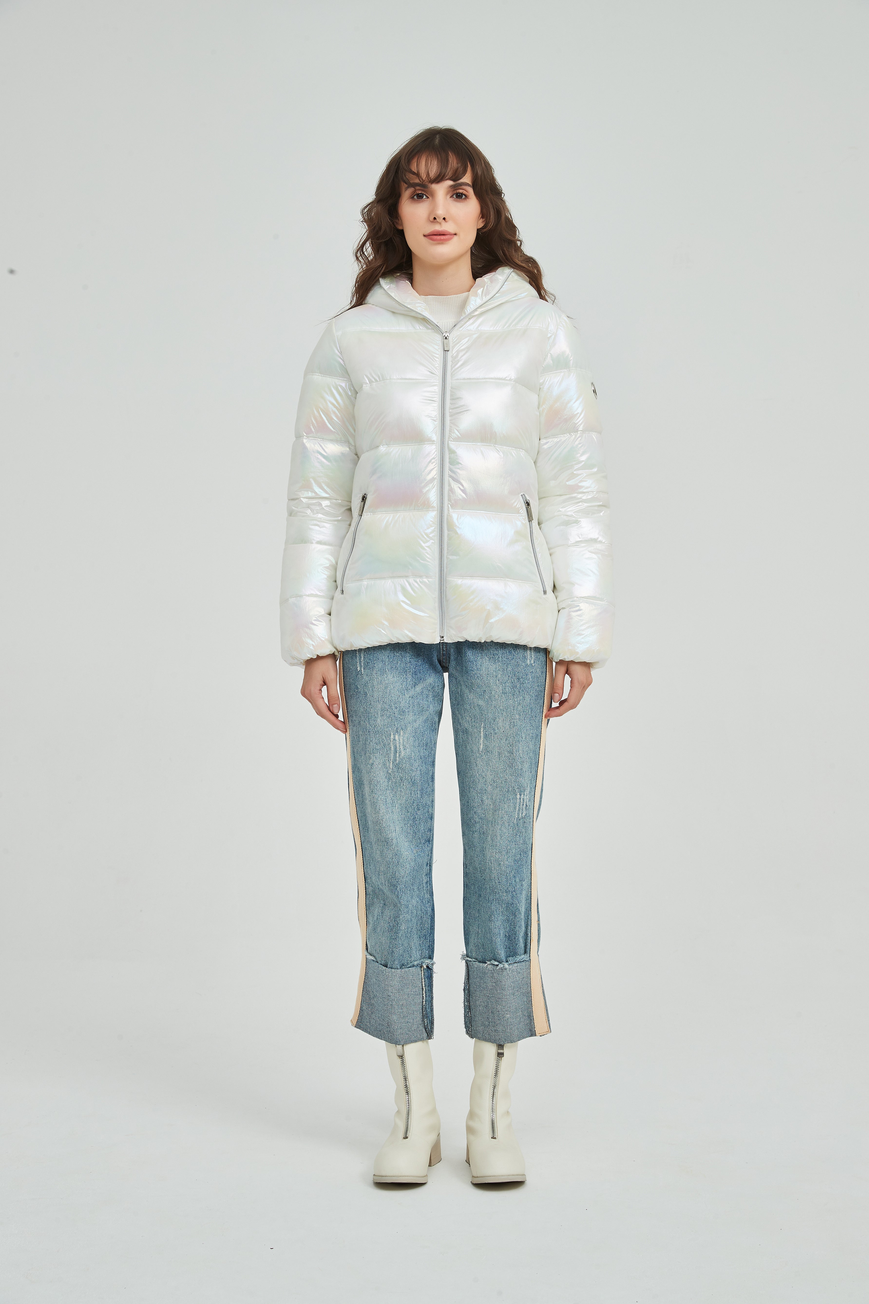 Ladies' Casual Jacket with Hood