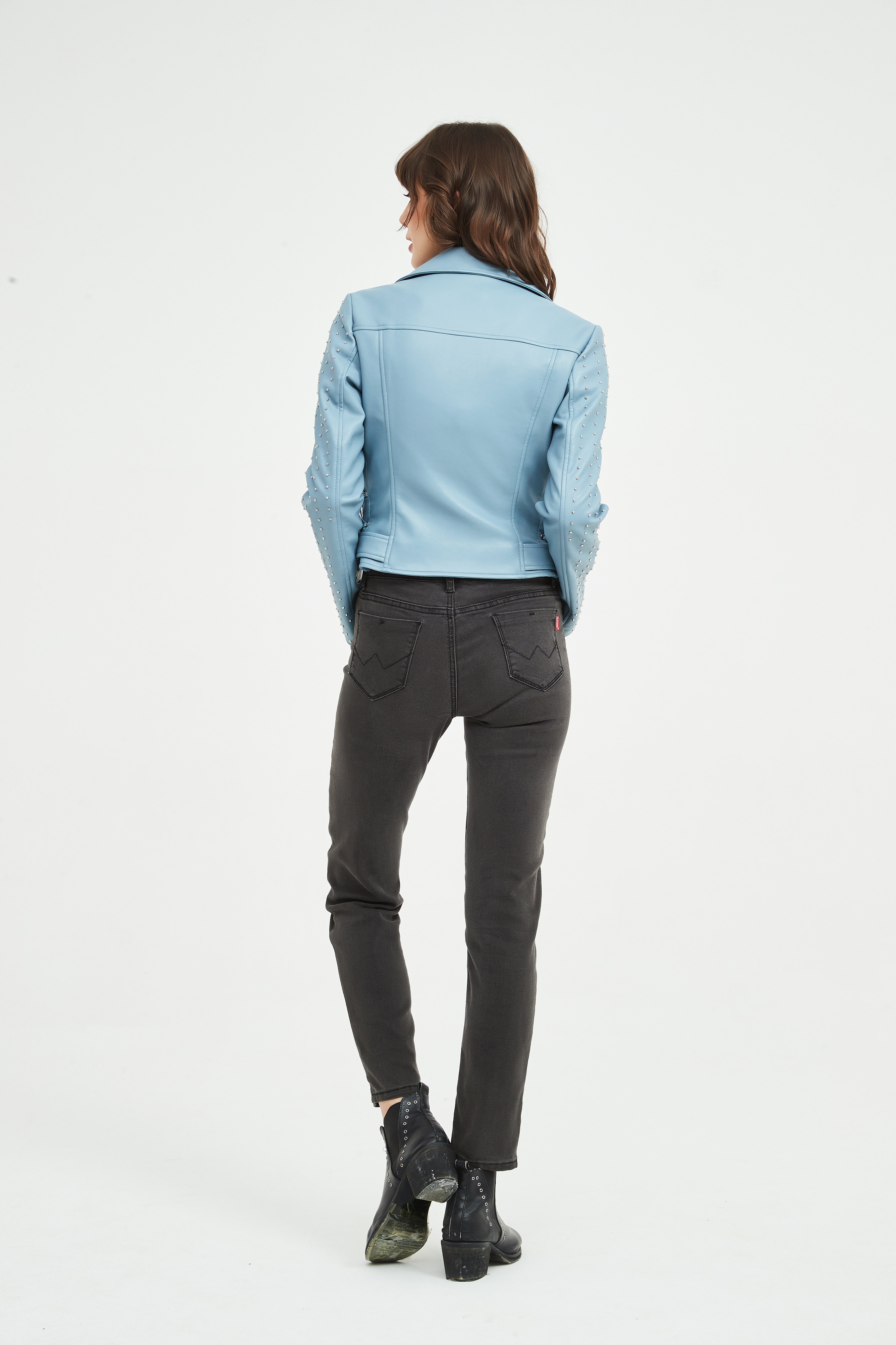 Ladies' Knitted Suede Jacket