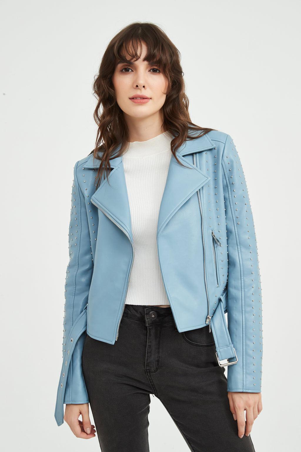 Ladies' Knitted Suede Jacket