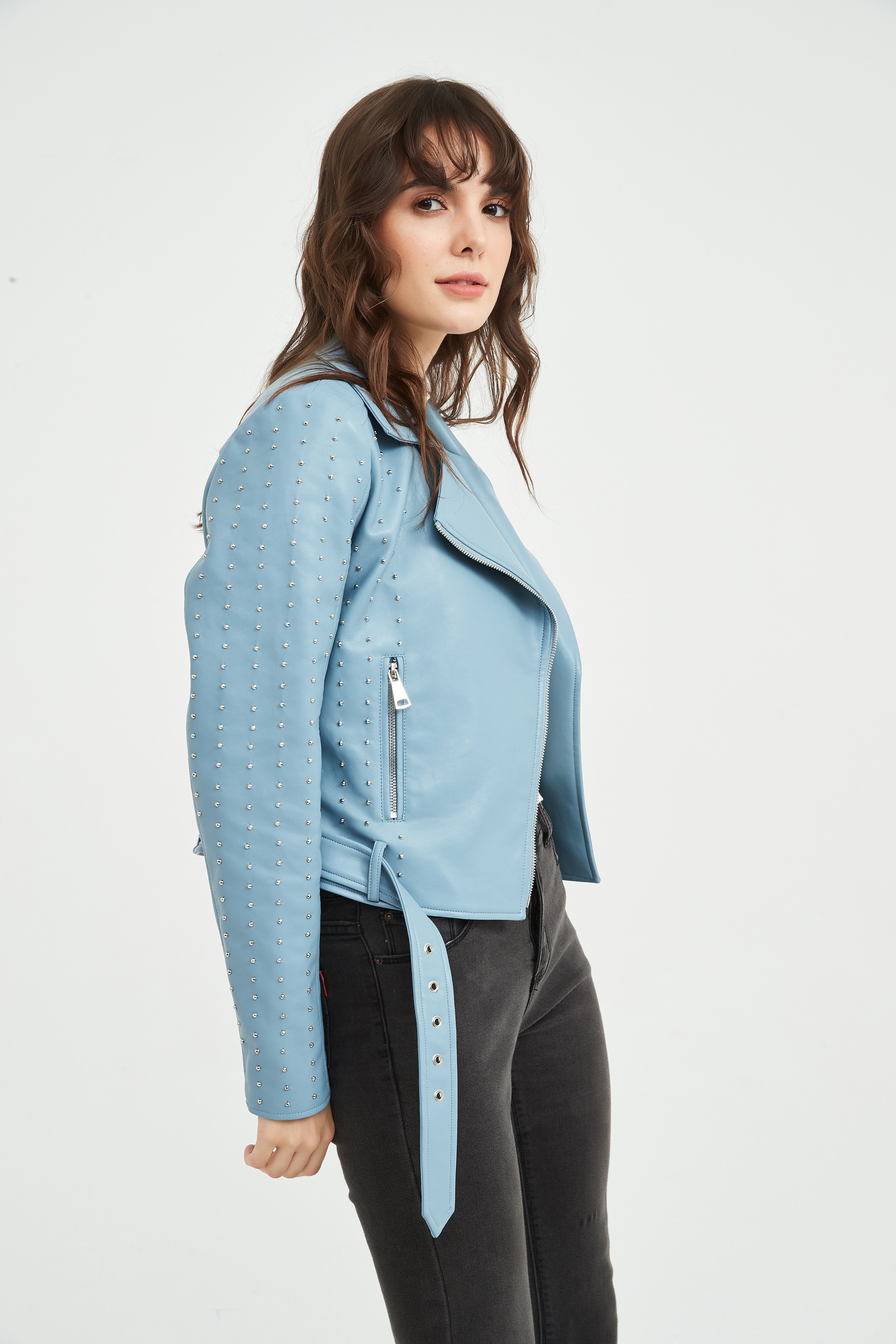 Ladies' Knitted Suede Jacket