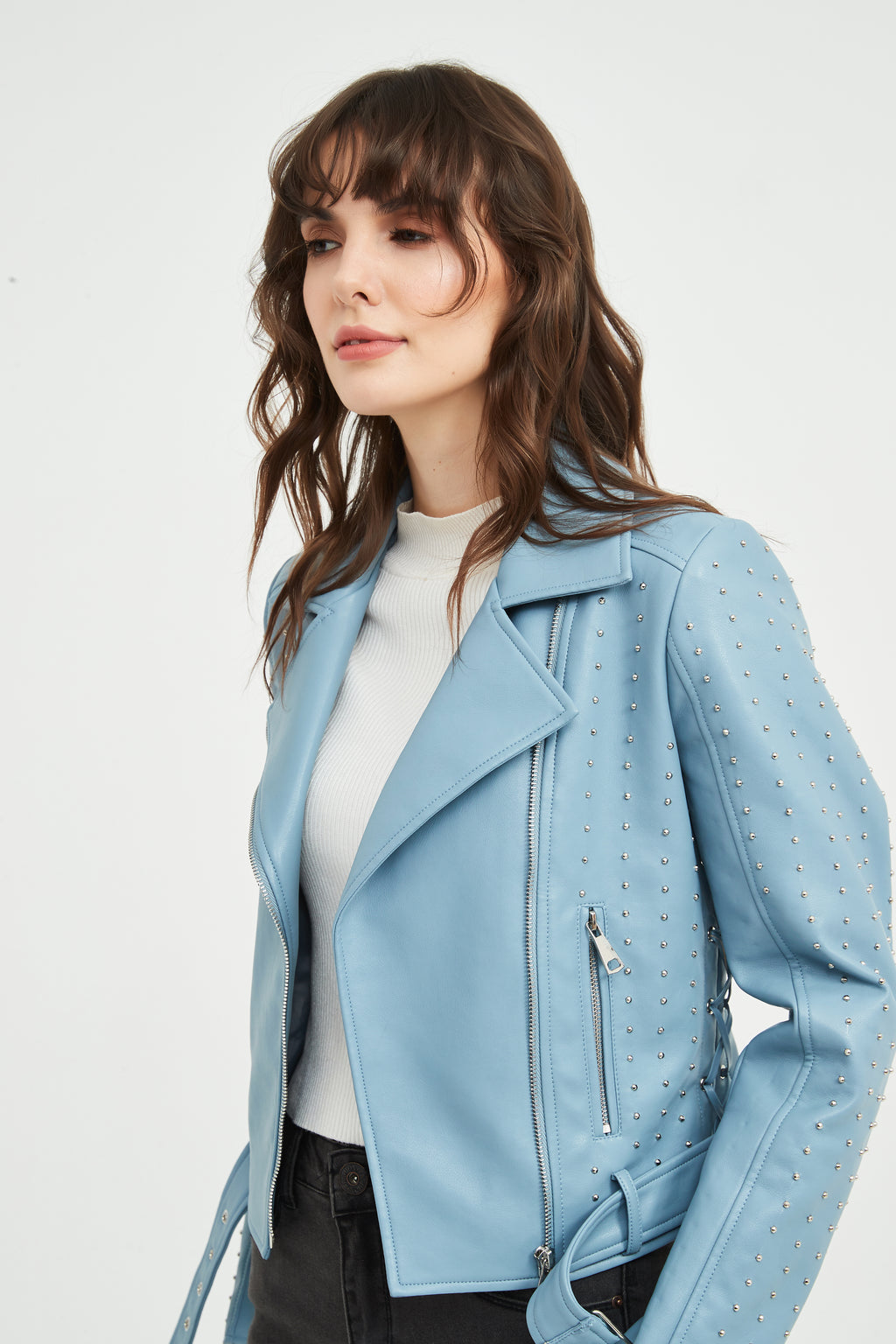 Ladies' Knitted Suede Jacket