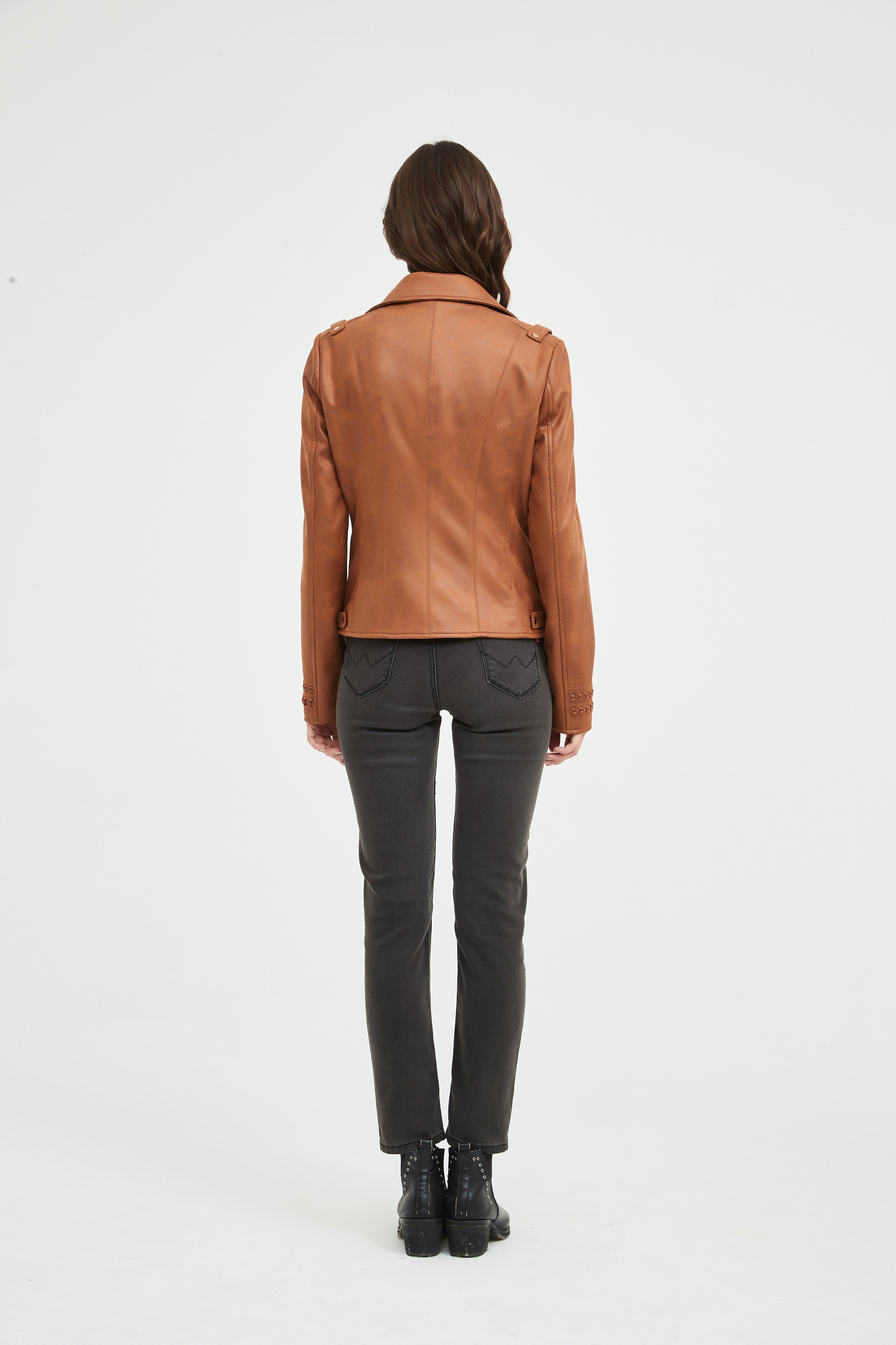 Ladies' Knitted Suede Jacket