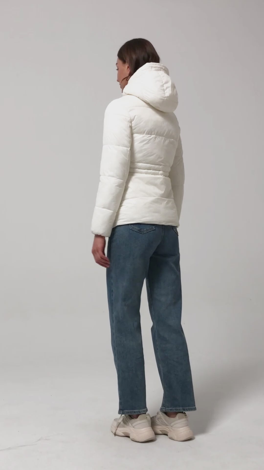 Women soft padded jacket with hood
